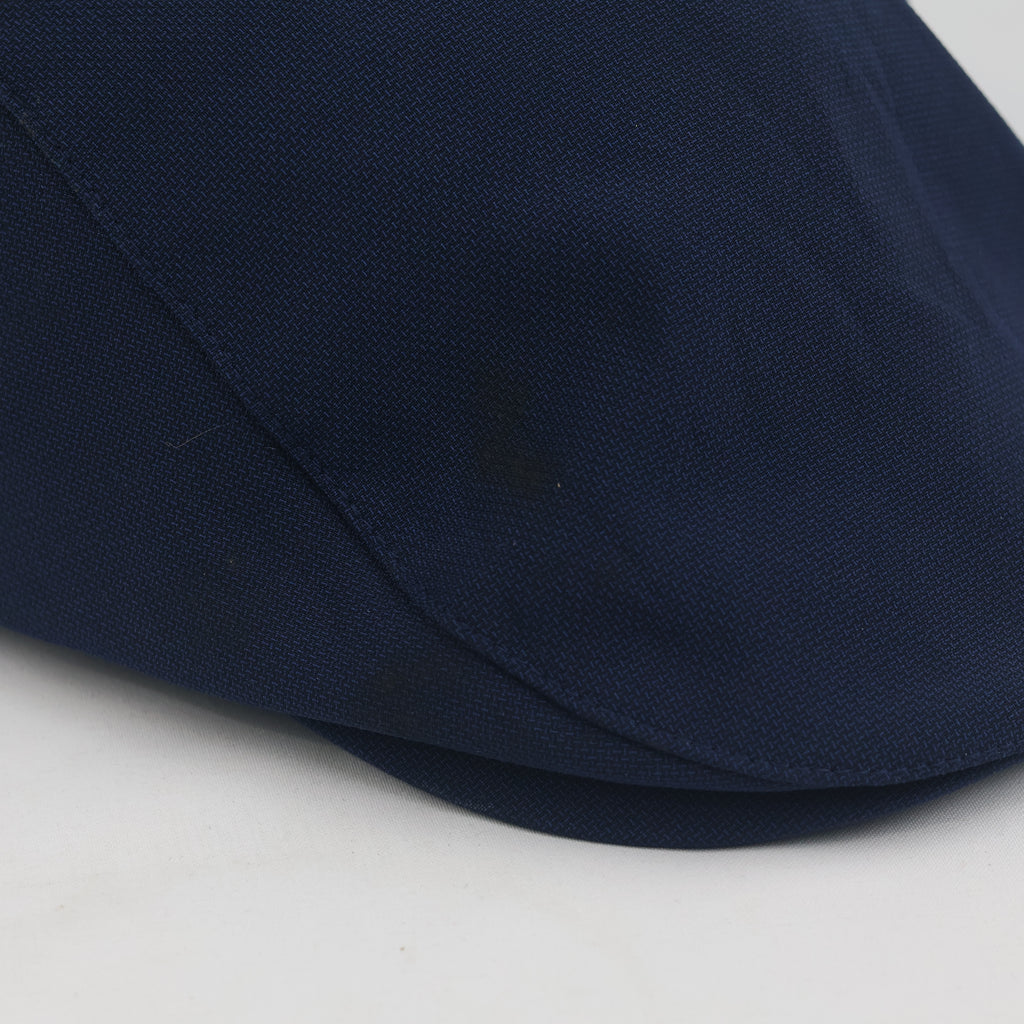 Thrifted Renoma Sports Navy Embroidered Athletic Flat Cap | 10035