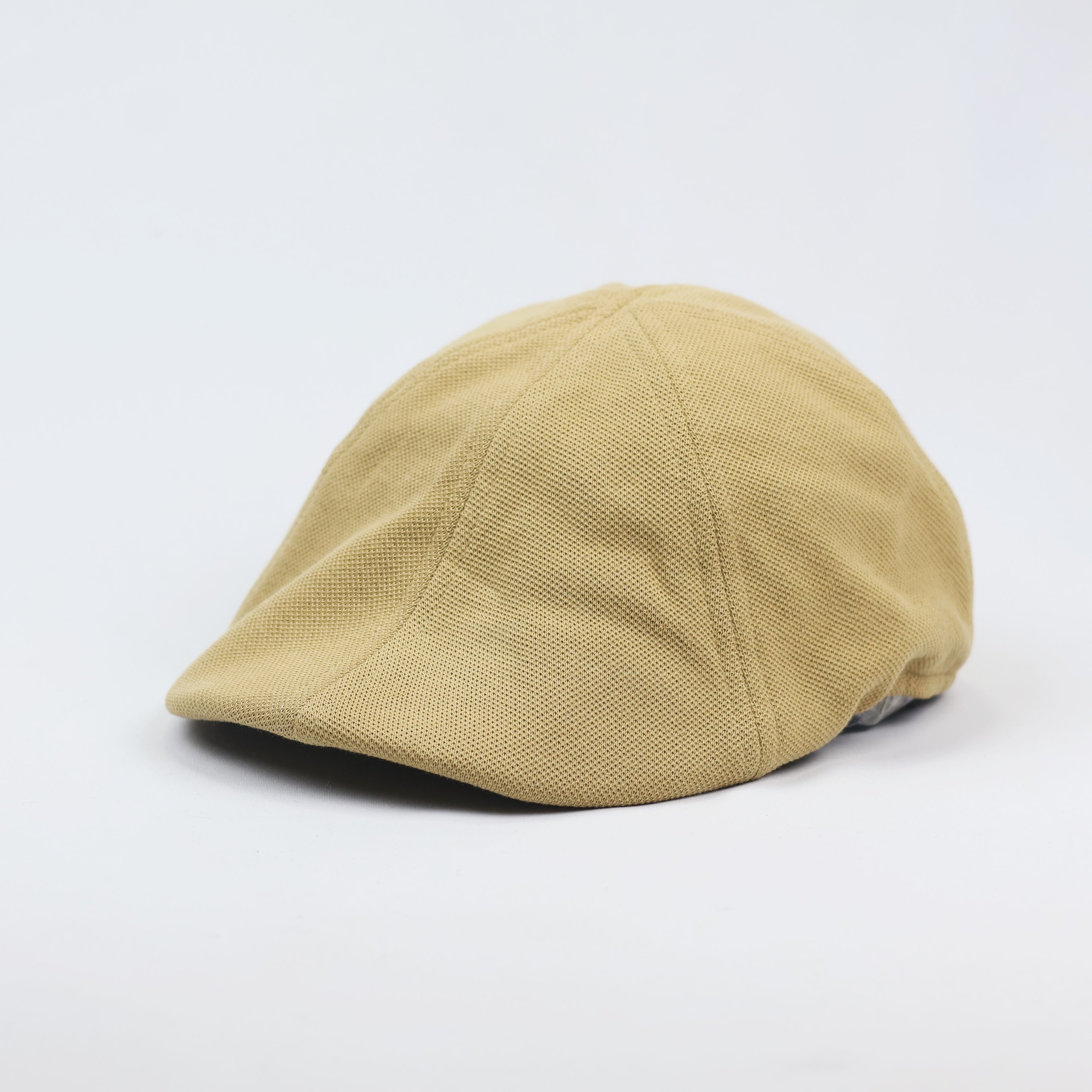 Lacoste Vintage Piqué Flat Thrifted Cap - Classic Beige Golf Ivy Hat