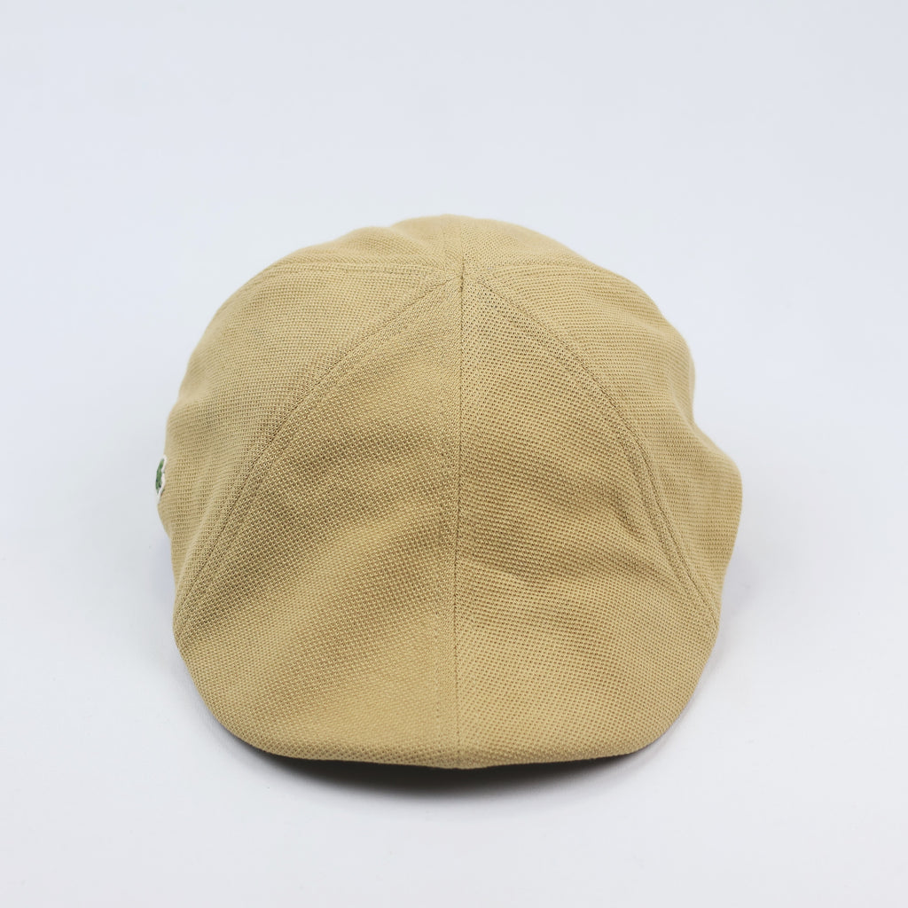 Lacoste Vintage Piqué Flat Thrifted Cap - Classic Beige Golf Ivy Hat