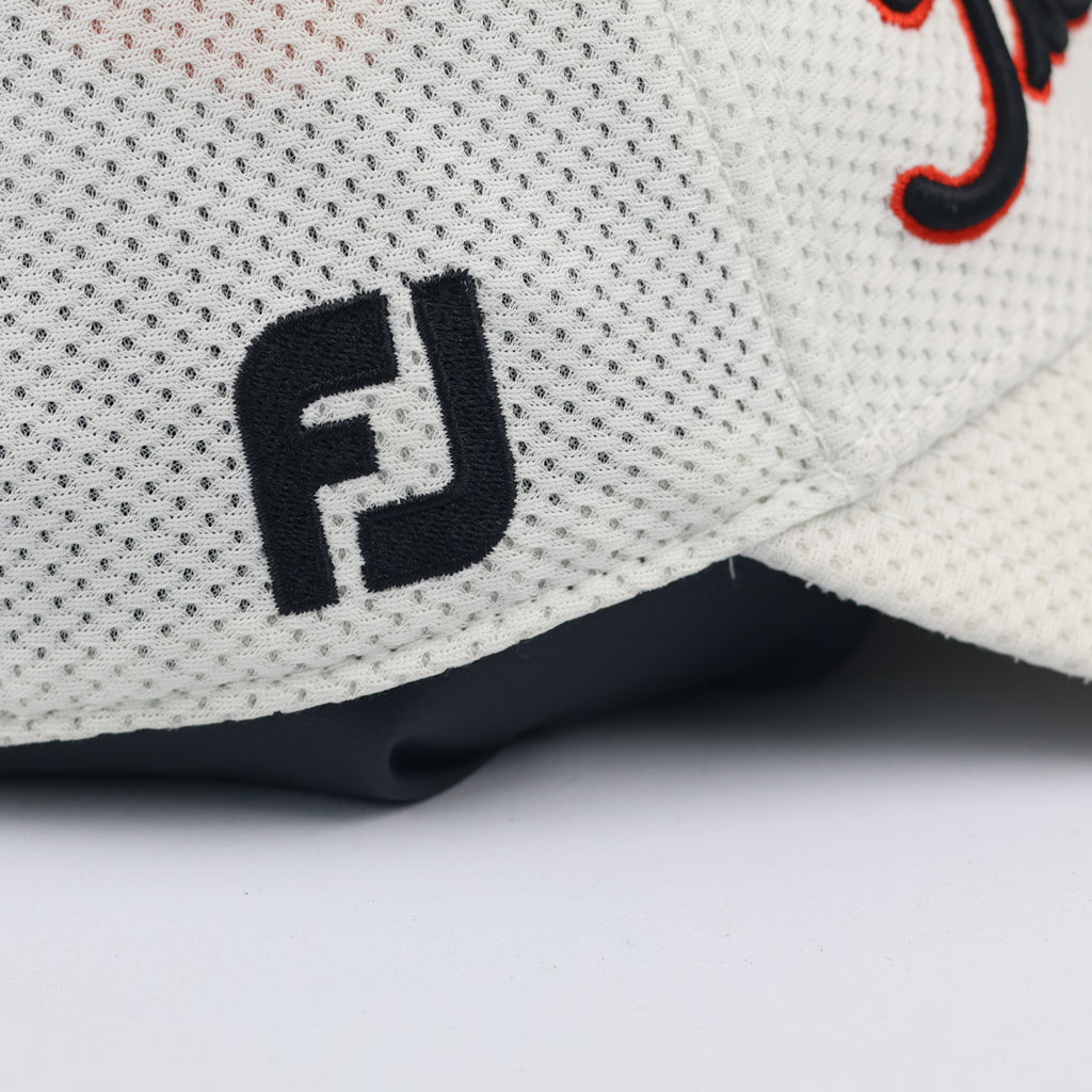 Titleist Pro V1 Tour Performance Mesh Golf Thrifted Hat - White/Red | M/L