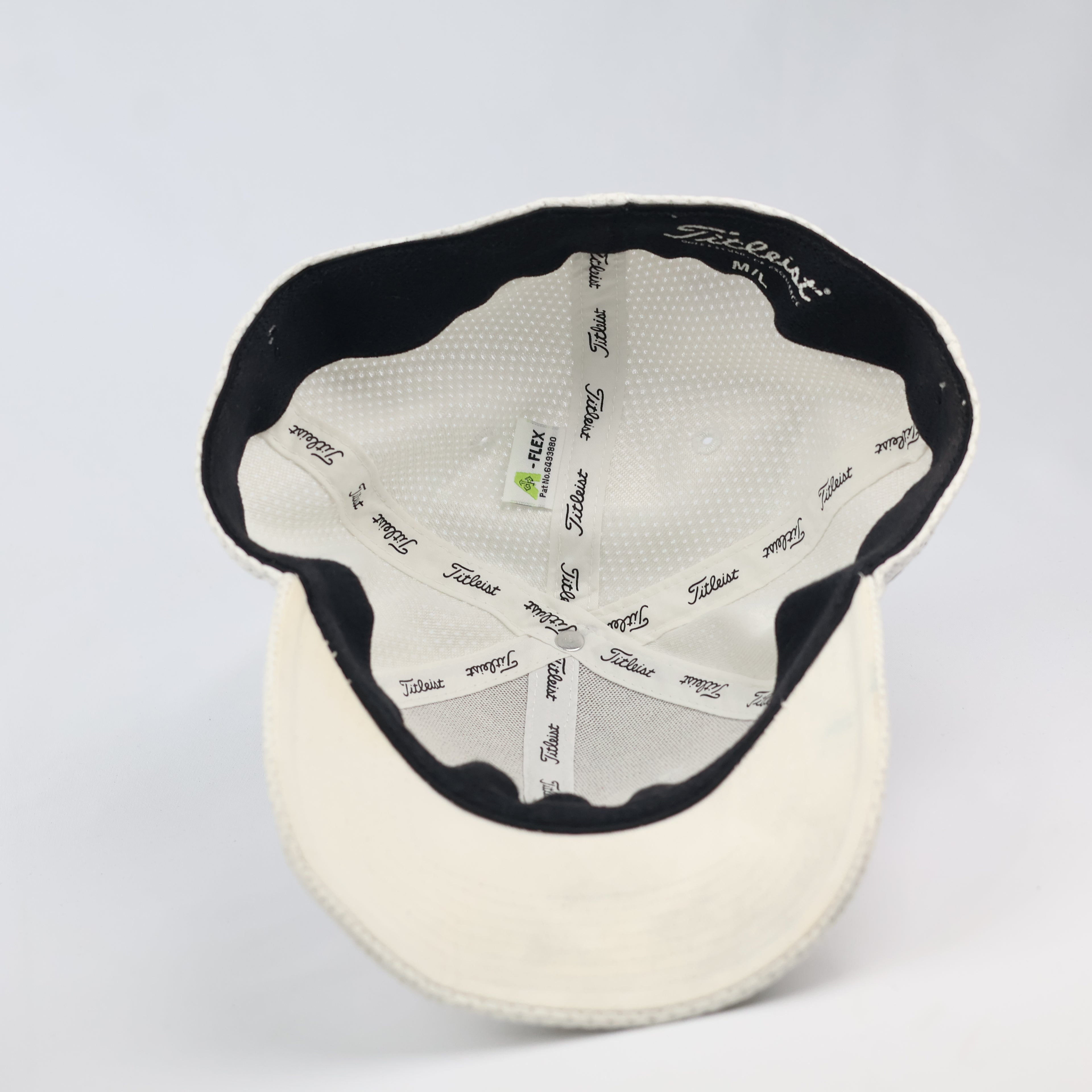 Titleist Pro V1 Tour Performance Mesh Golf Thrifted Hat - White/Red | M/L