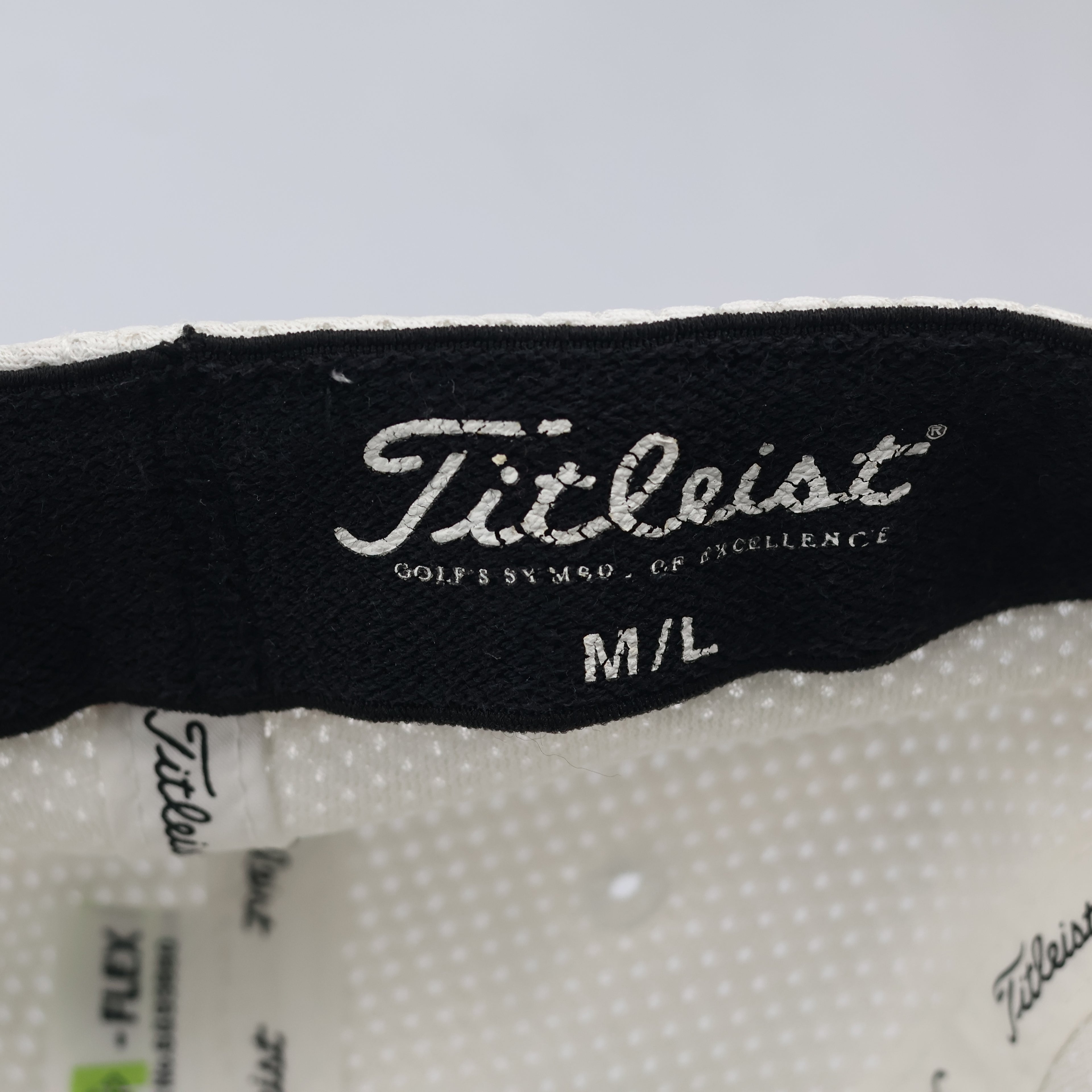 Titleist Pro V1 Tour Performance Mesh Golf Thrifted Hat - White/Red | M/L