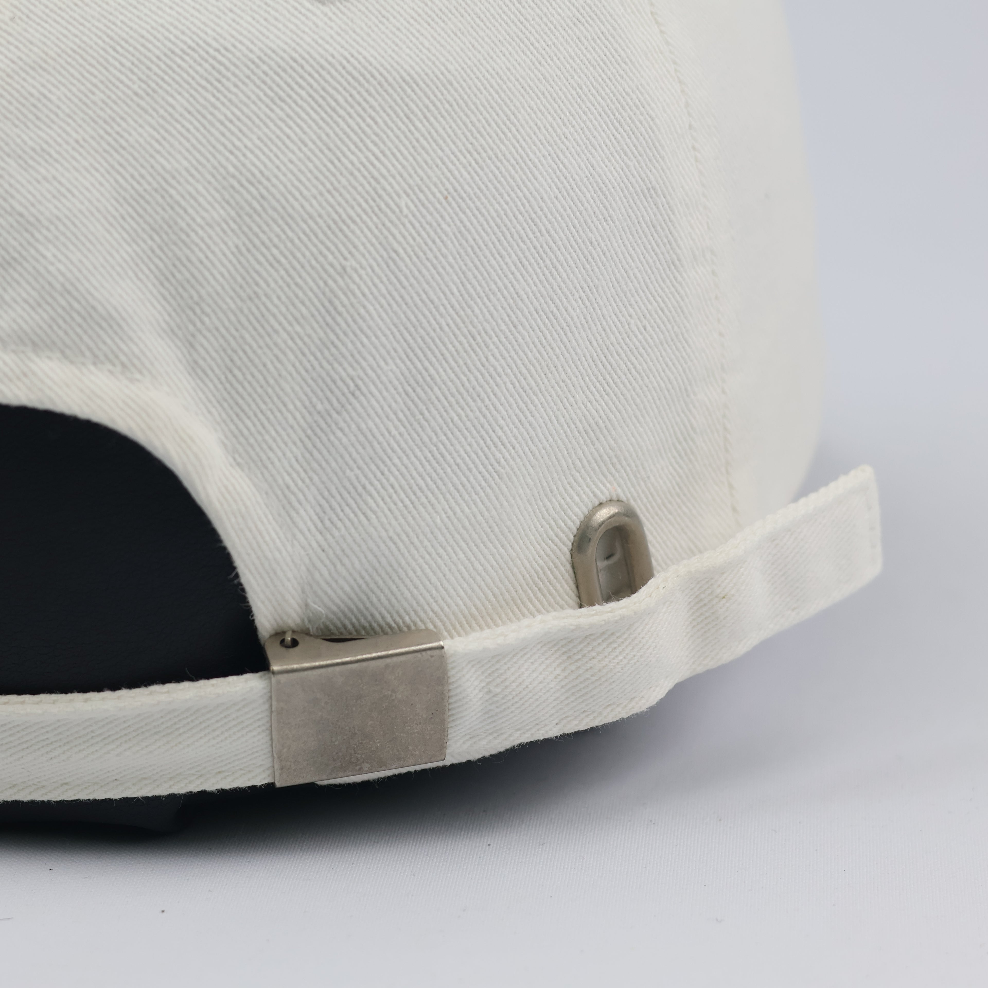 Malbon Golf "Buckets" Embroidered Heritage Thrifted Cap - Off-White/Green