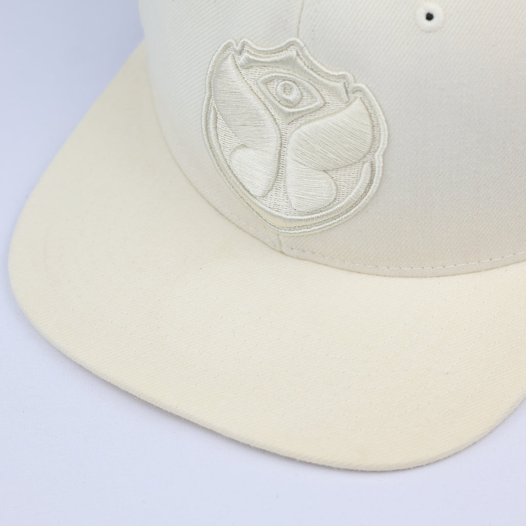 Thrifted Tomorrowland Butterfly Logo Festival Hat | 56-58cm | Beige
