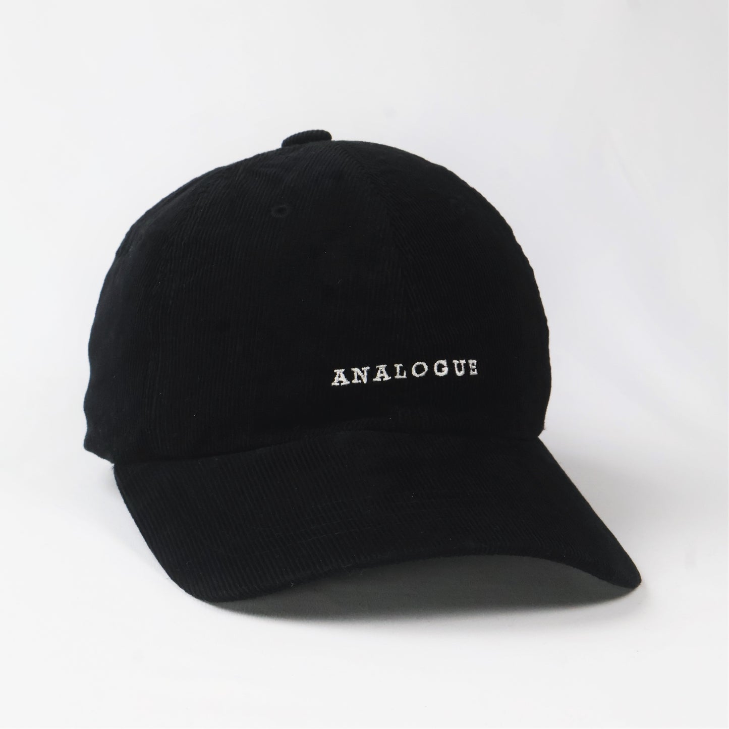 "ANALOGUE" Embroidered Corduroy Dad Hat
