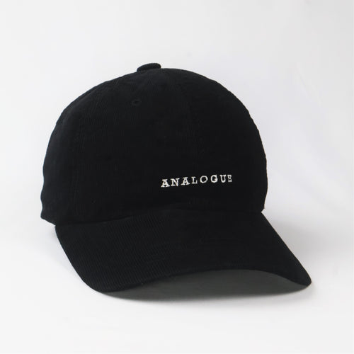 "ANALOGUE" Embroidered Corduroy Dad Hat