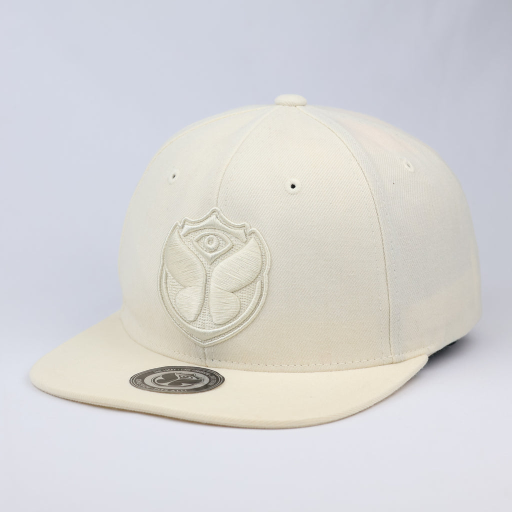 Thrifted Tomorrowland Butterfly Logo Festival Hat | 56-58cm | Beige
