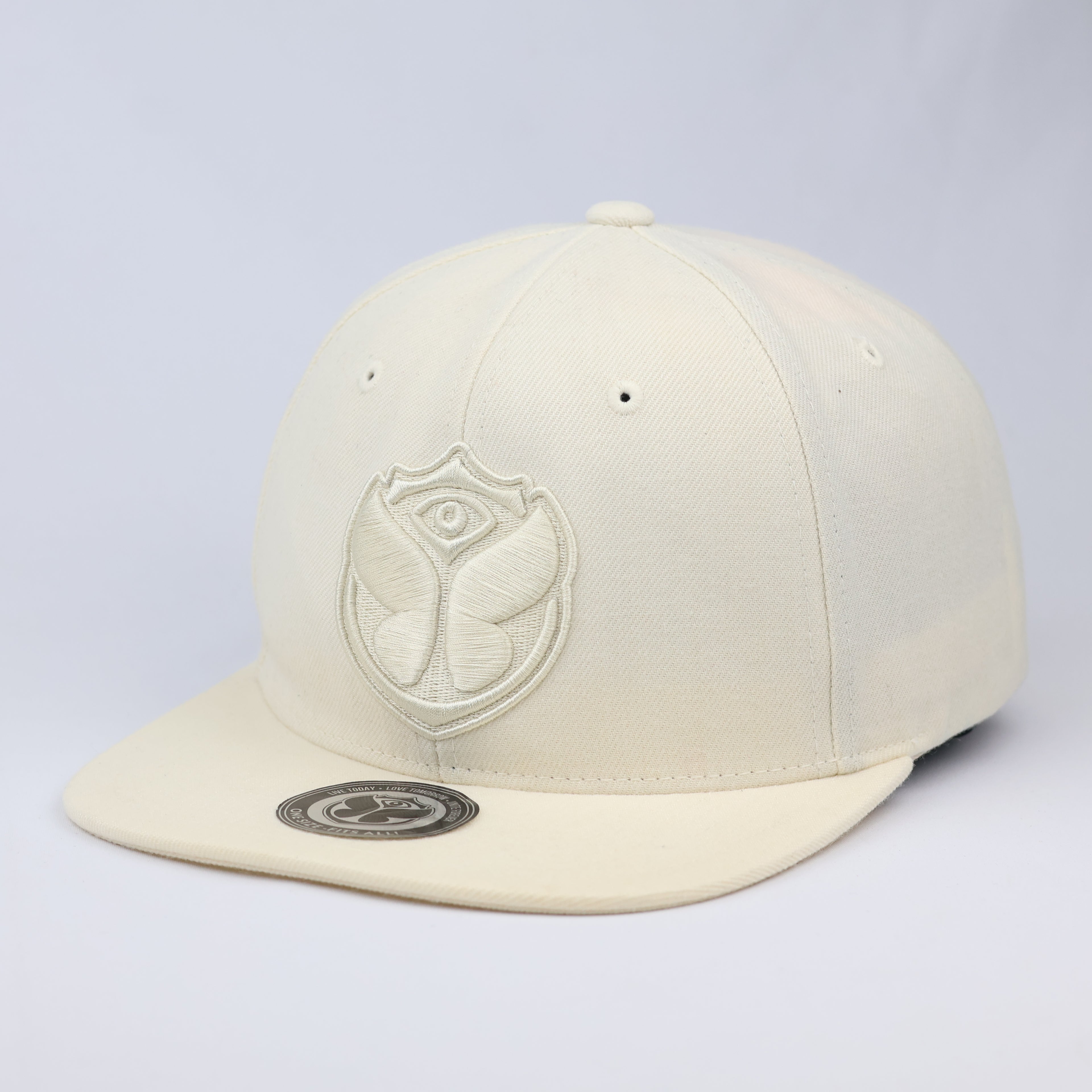 Thrifted Tomorrowland Butterfly Logo Festival Hat | 56-58cm | Beige