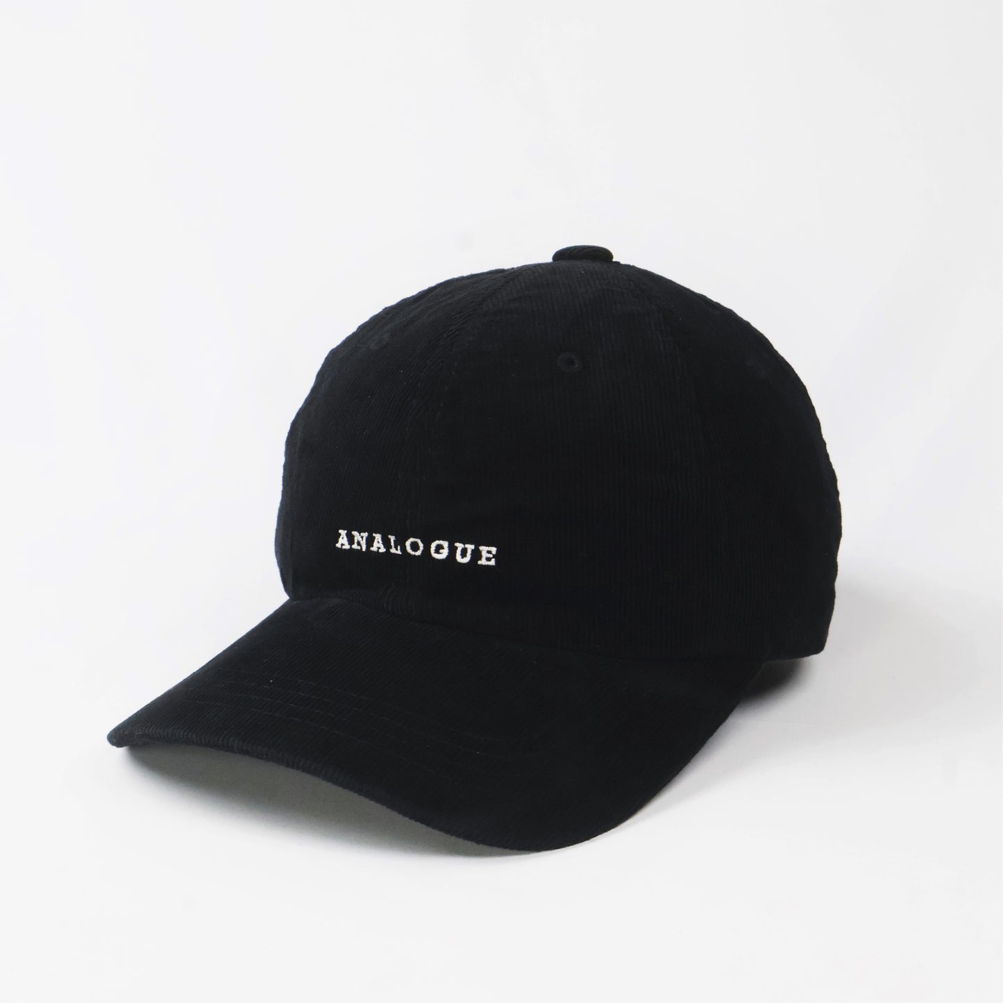 "ANALOGUE" Embroidered Corduroy Dad Hat