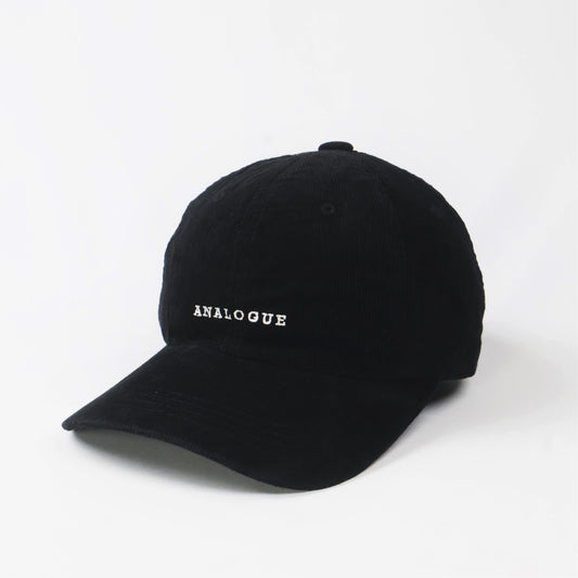 "ANALOGUE" Embroidered Corduroy Dad Hat