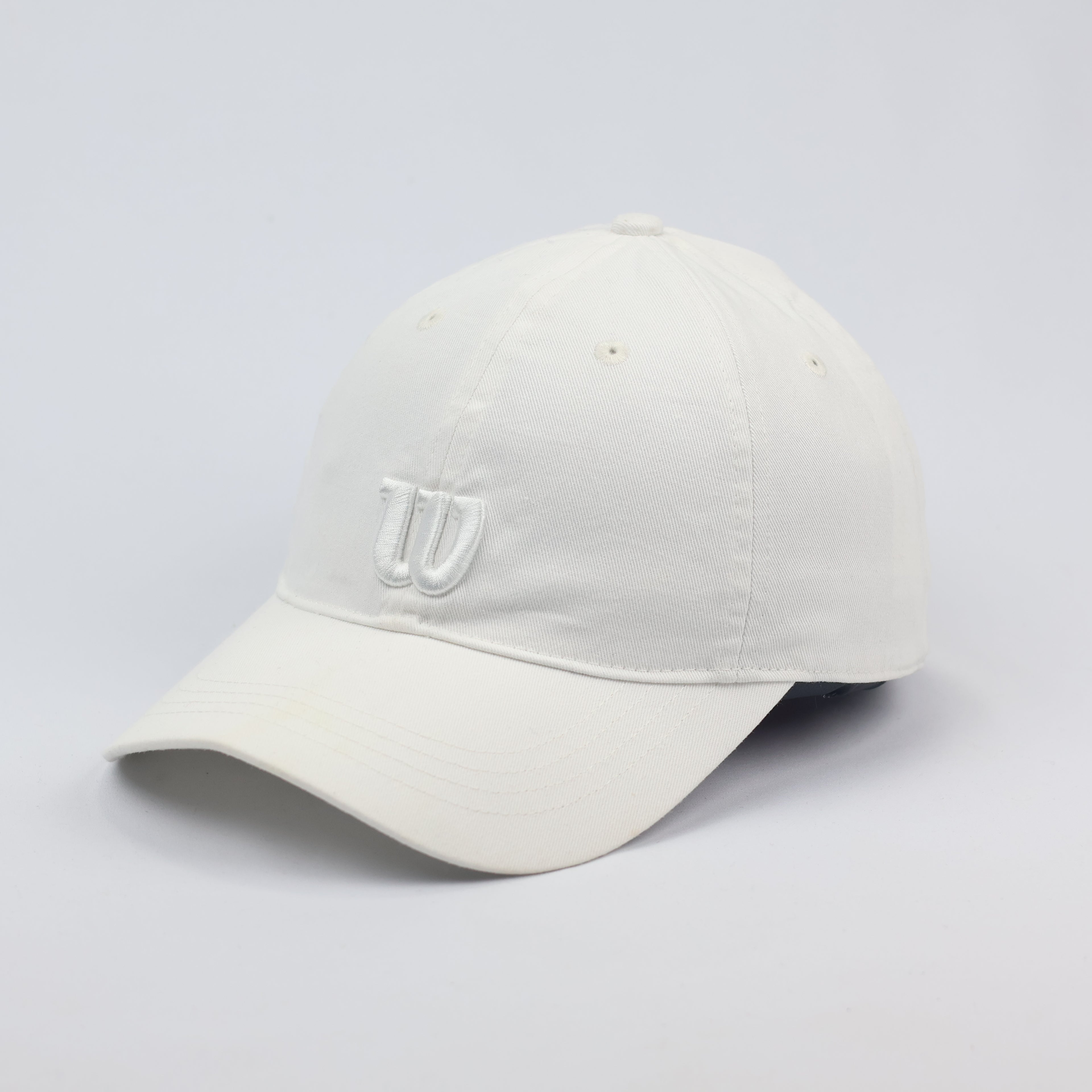 Vintage Wilson Sporting Goods Off-White Embroidered Golf Thrifted Cap