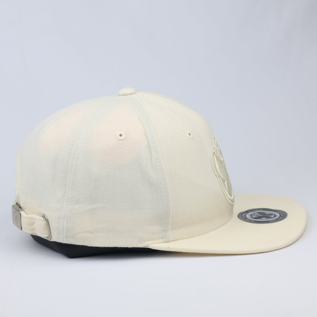 Thrifted Tomorrowland Butterfly Logo Festival Hat | 56-58cm | Beige