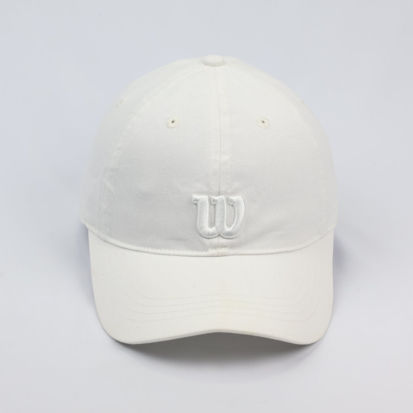 Vintage Wilson Sporting Goods Off-White Embroidered Golf Thrifted Cap