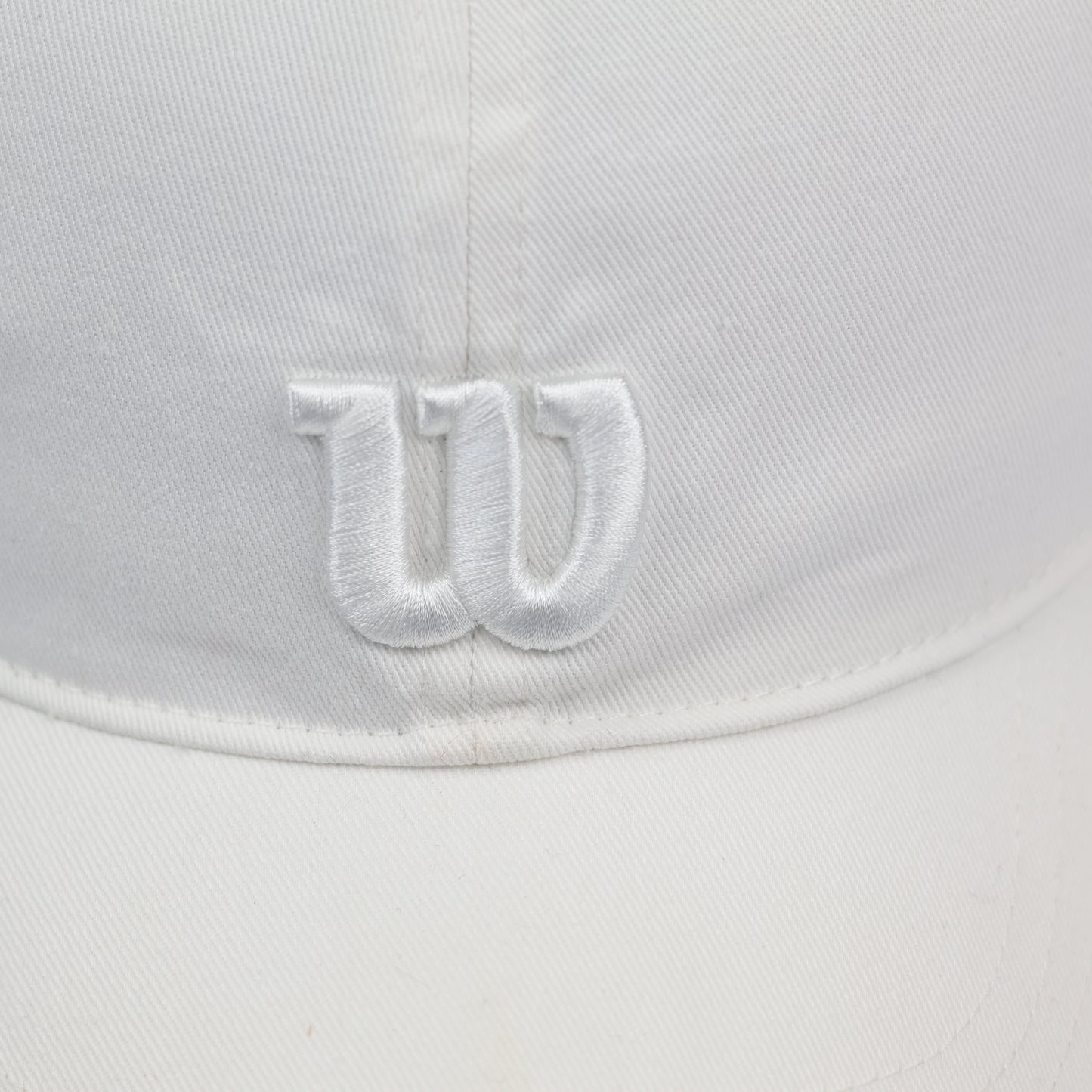 Vintage Wilson Sporting Goods Off-White Embroidered Golf Thrifted Cap