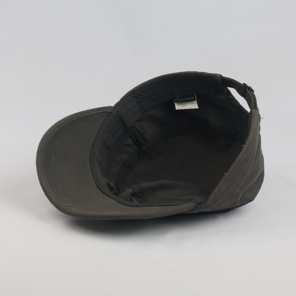Thrifted Renoma Dark Olive Military Style Cadet Cap (58-60 cm) | 10053