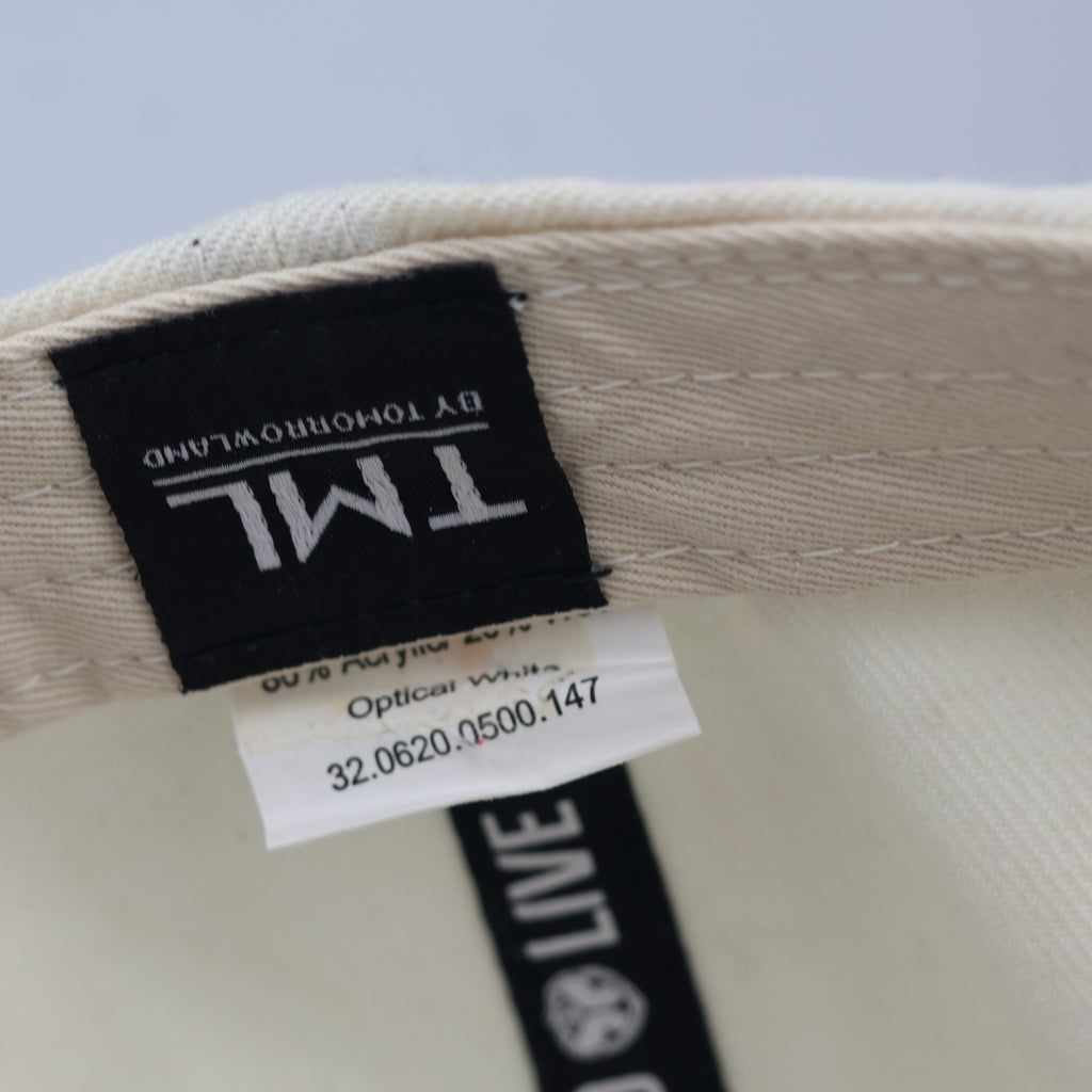 Thrifted Tomorrowland Butterfly Logo Festival Hat | 56-58cm | Beige