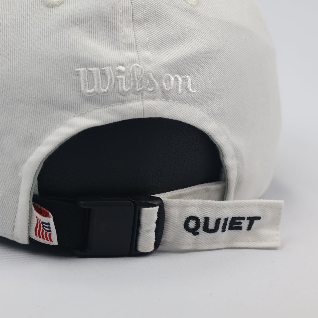Vintage Wilson Sporting Goods Off-White Embroidered Golf Thrifted Cap