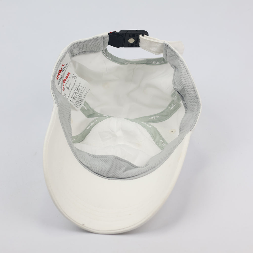 Vintage Wilson Sporting Goods Off-White Embroidered Golf Thrifted Cap