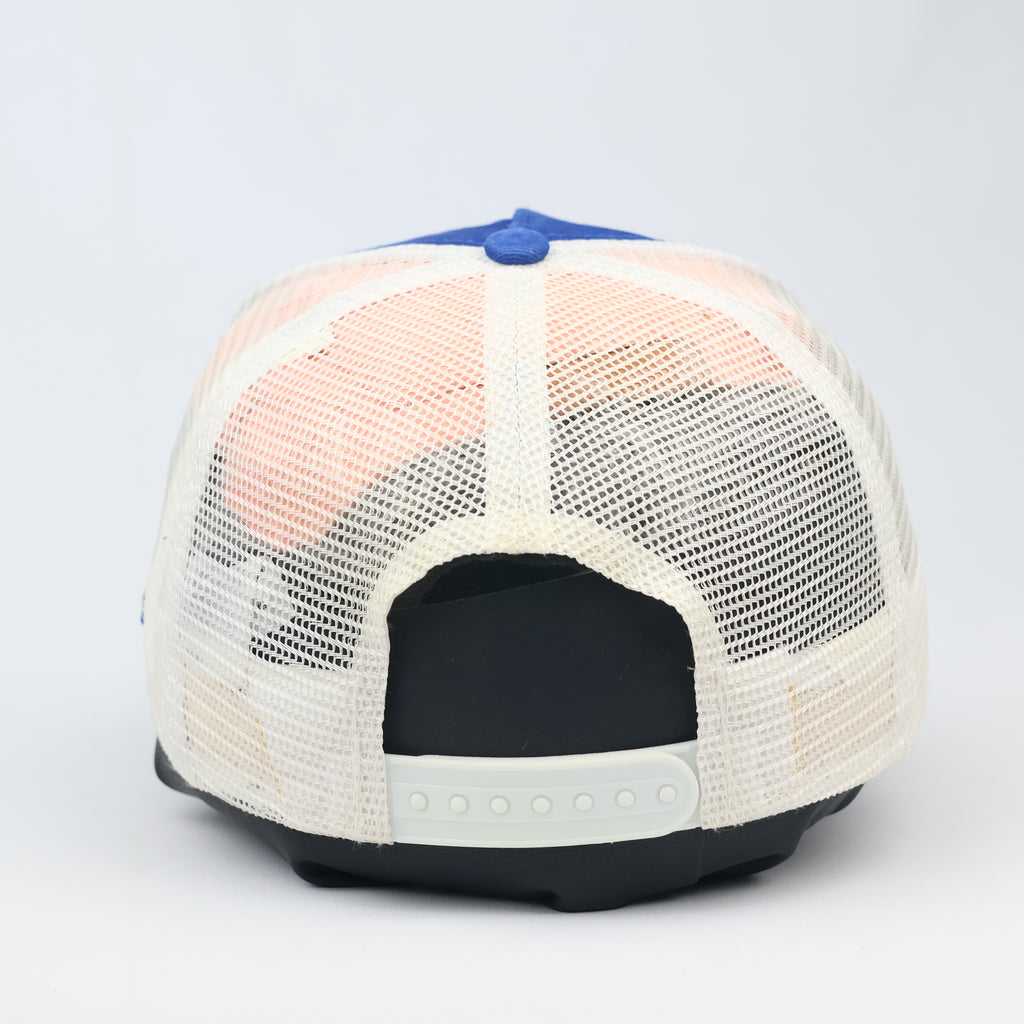 New Era New York Yankees MLB Trucker Thrifted Hat - Royal Blue & White