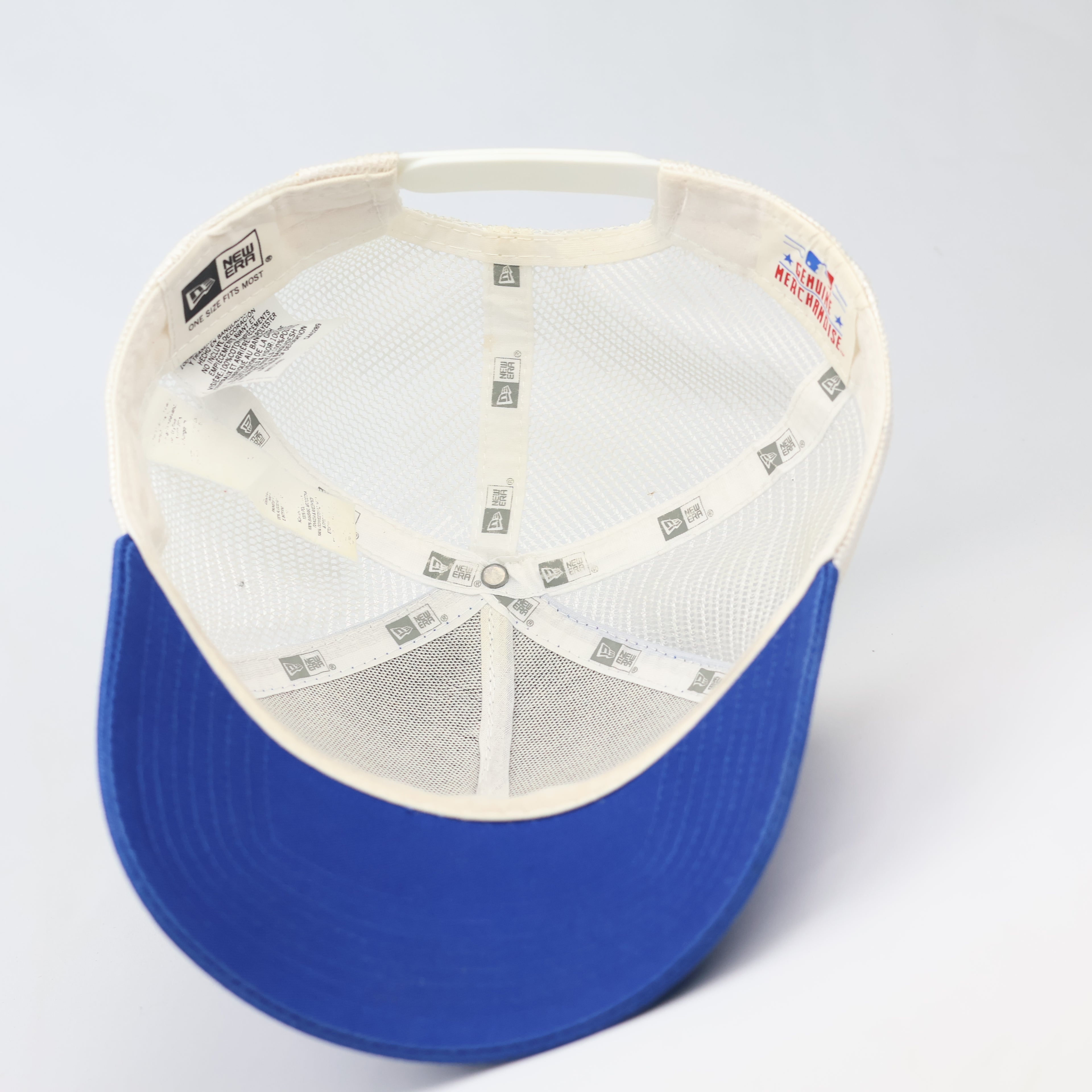 New Era New York Yankees MLB Trucker Thrifted Hat - Royal Blue & White