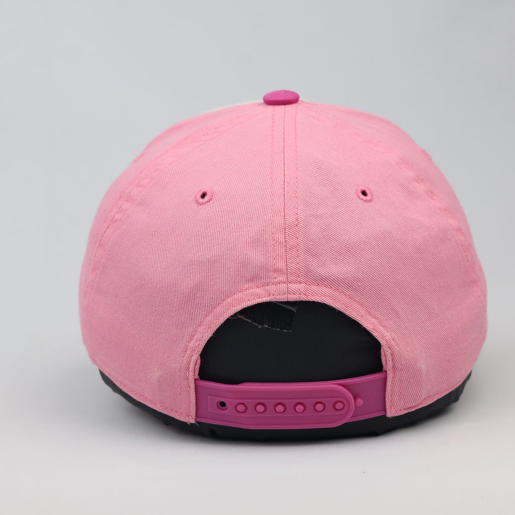 Adidas Girl's Embroidered Thrifted Hat - Light & Dark Pink Two-Tone