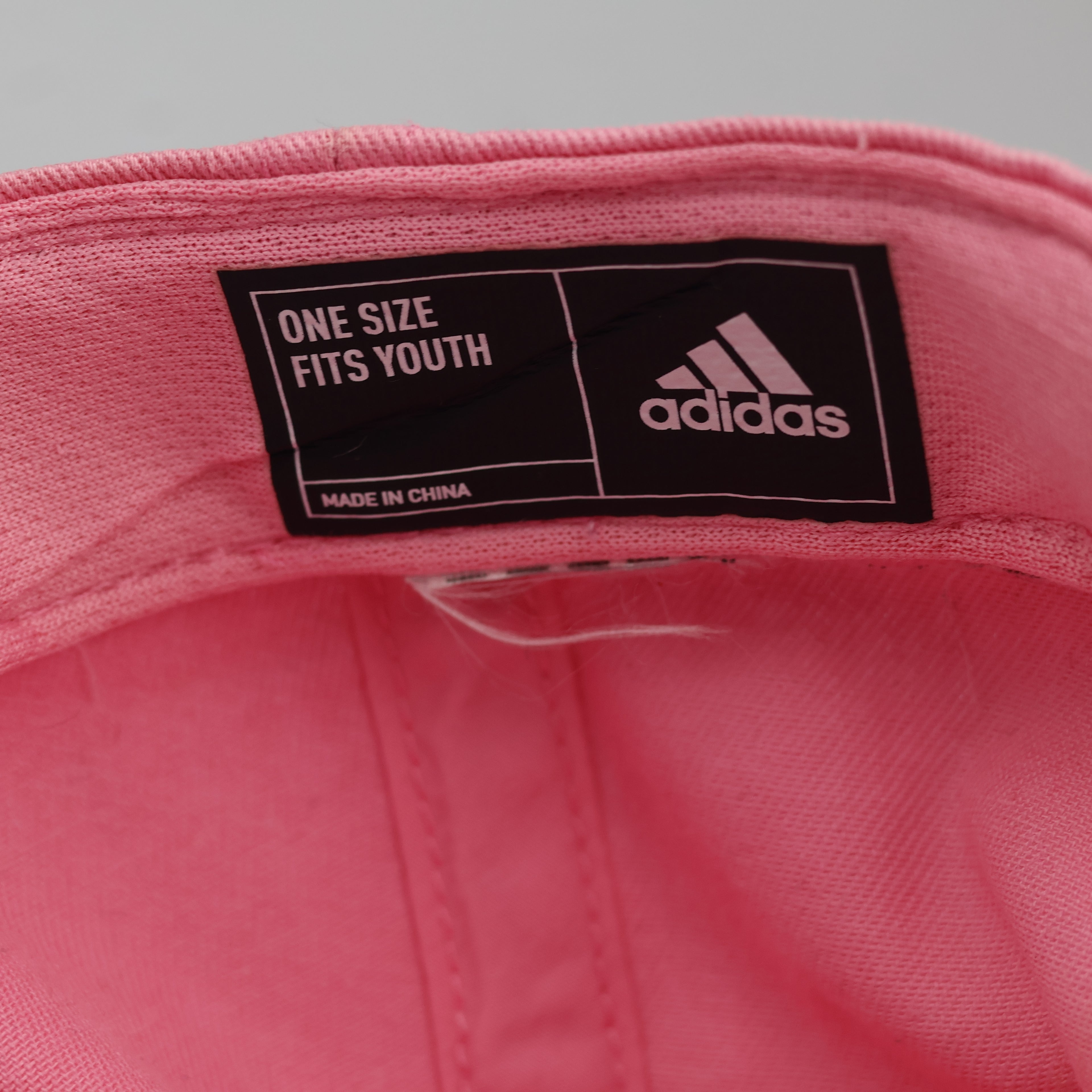 Adidas Girl's Embroidered Thrifted Hat - Light & Dark Pink Two-Tone