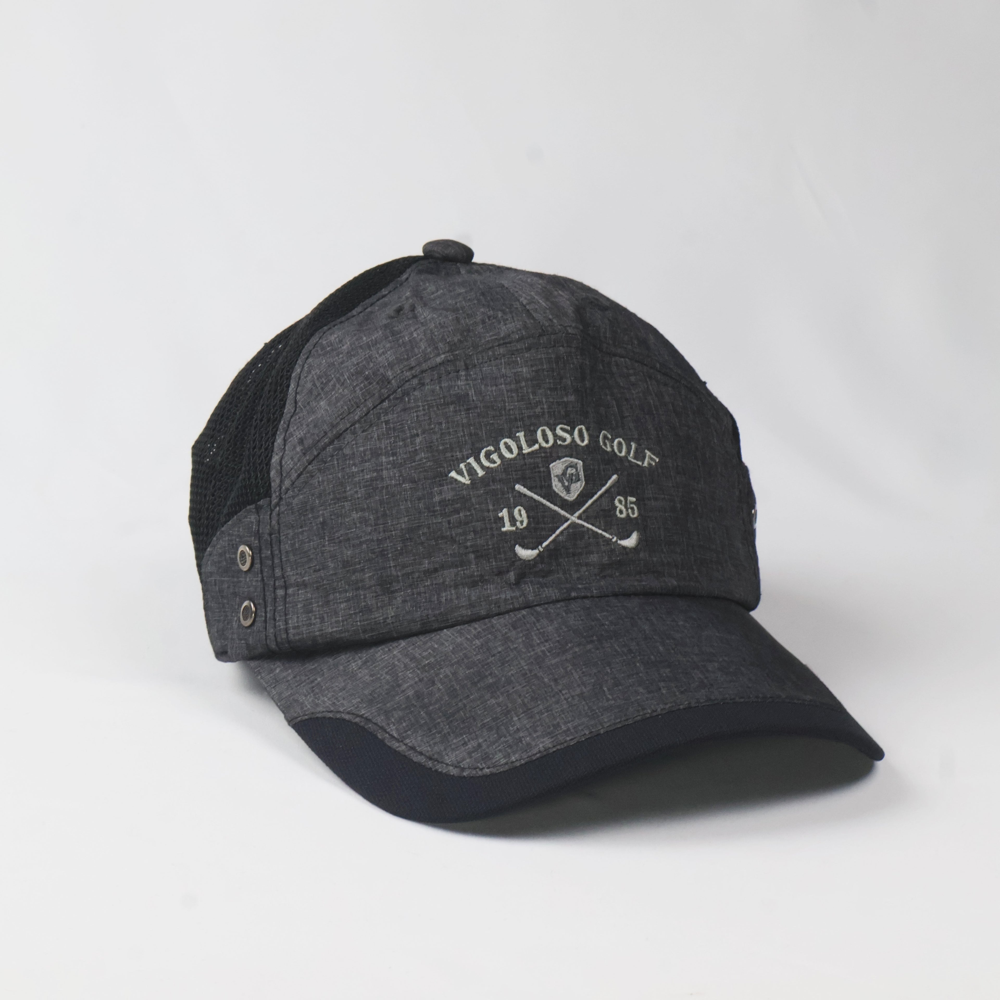 Korean Made Heather Gray Golf Cap