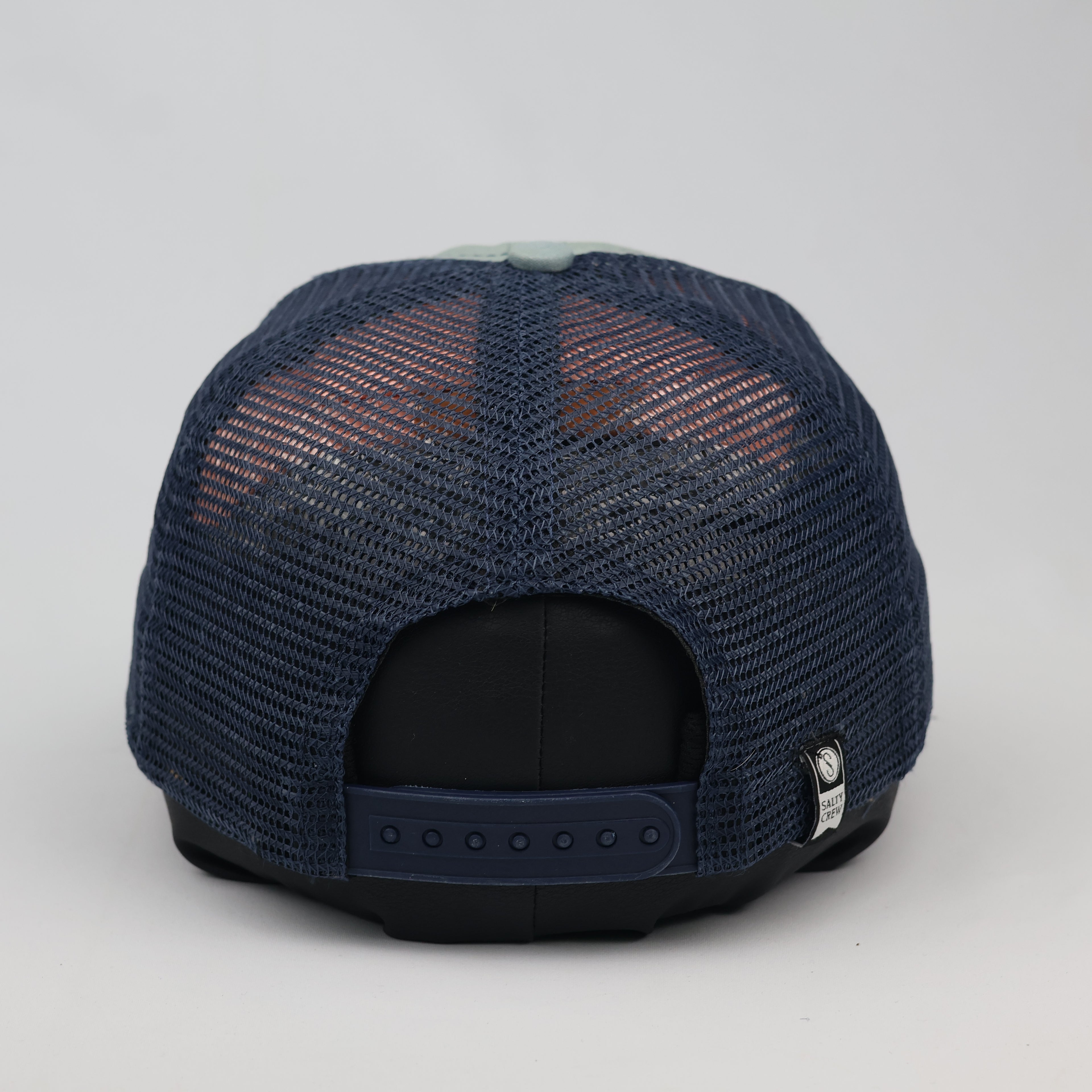 Vintage Salty Crew Surf Cap | Retro Two-Tone Mesh Trucker Hat