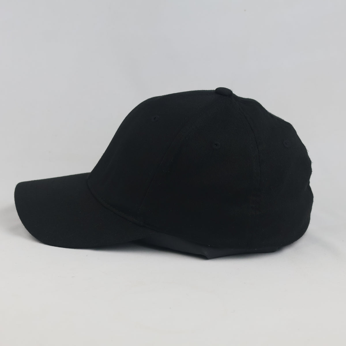Thrifted Classic Yupoong Black Stretch Fit Dad Hat (58-60cm) | 10609