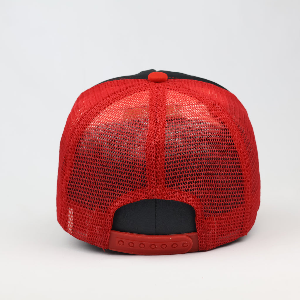 Thrifted Rhone Graphic Mesh Back Cap | Y2K Streetwear Skull Hat