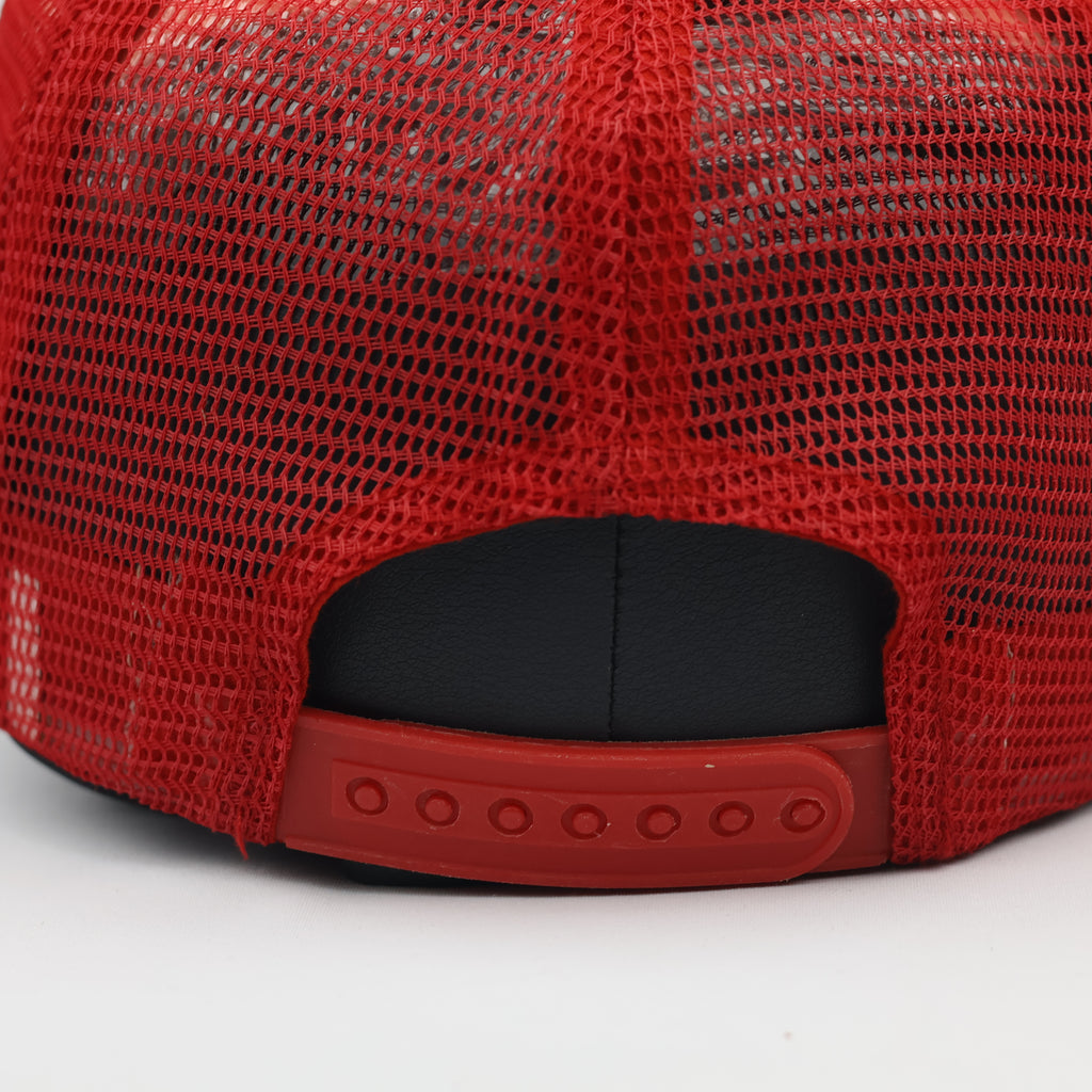 Thrifted Rhone Graphic Mesh Back Cap | Y2K Streetwear Skull Hat