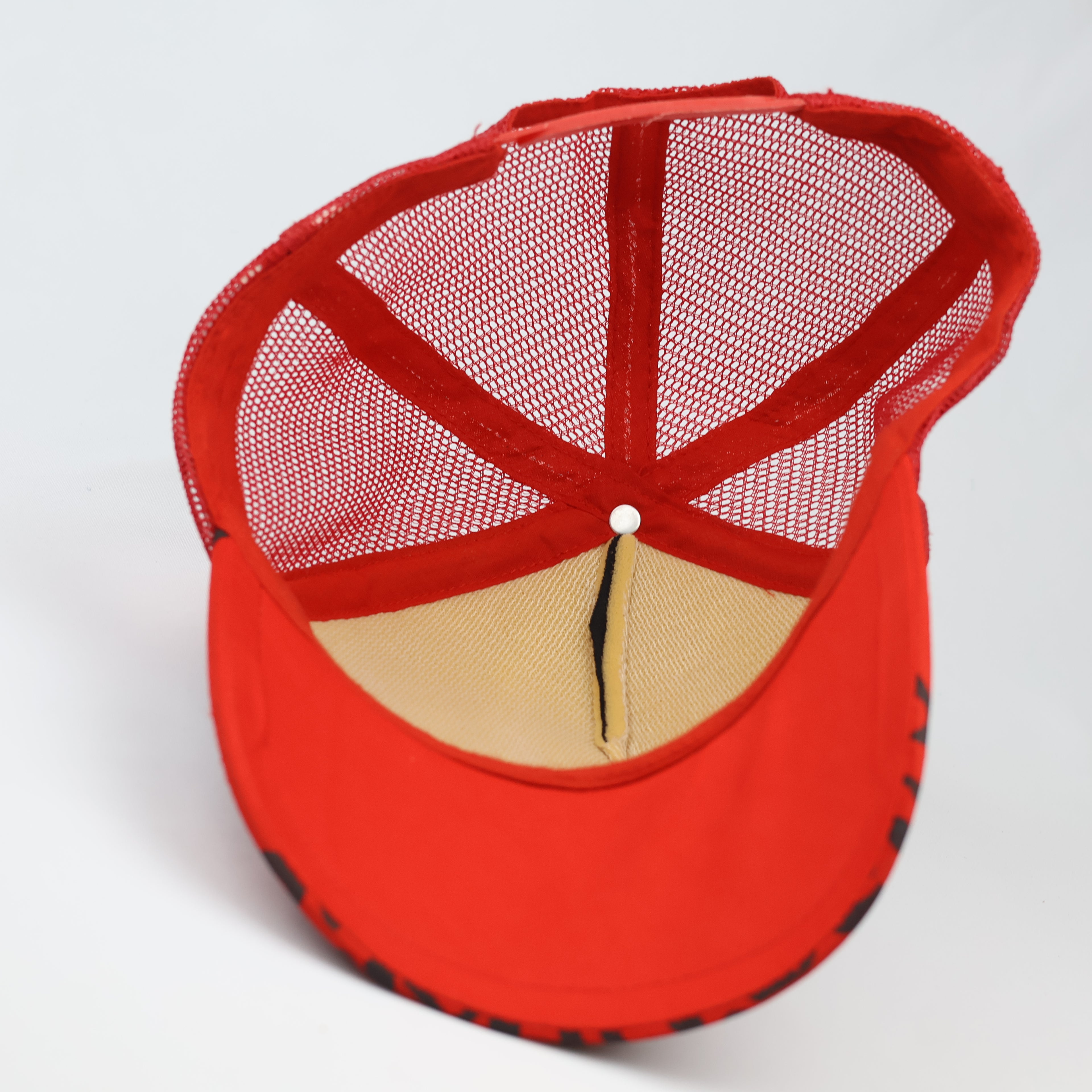 Thrifted Rhone Graphic Mesh Back Cap | Y2K Streetwear Skull Hat