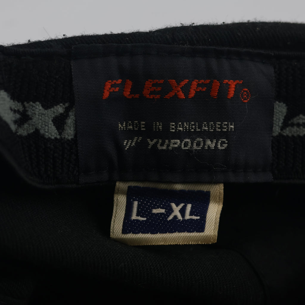 Thrifted Classic Yupoong Black Stretch Fit Dad Hat (58-60cm) | 10609