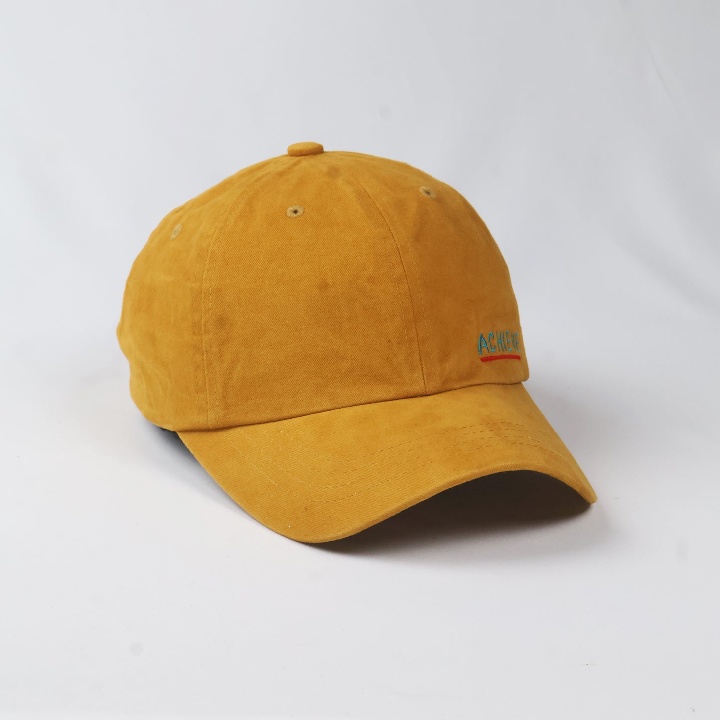 Unisex Brookside Mustard Yellow Slogan Dad Hat