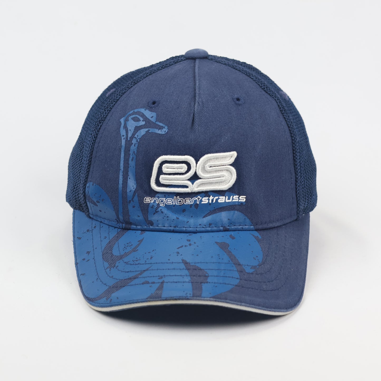 Engelbert Strauss Navy Blue Mesh Trucker Thrifted Hat - Kid's Size