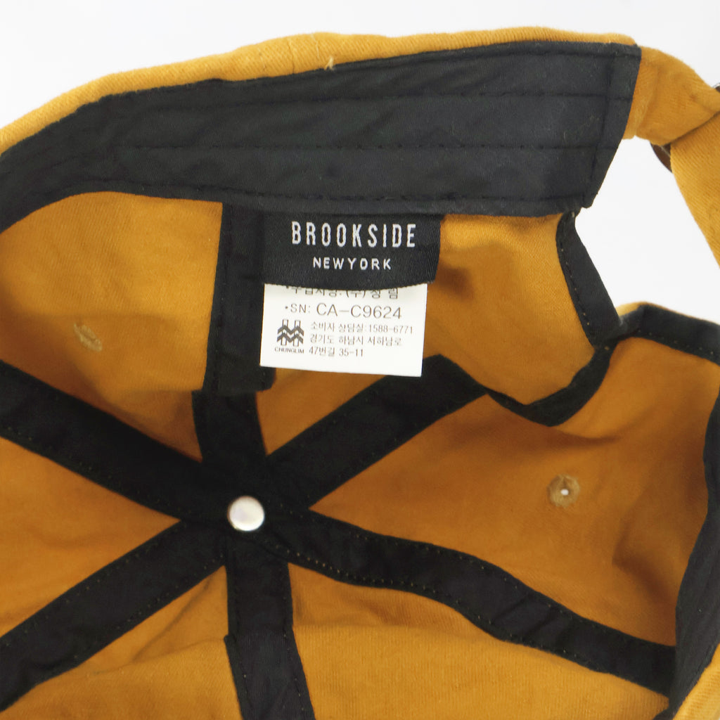 Unisex Brookside Mustard Yellow Slogan Dad Hat