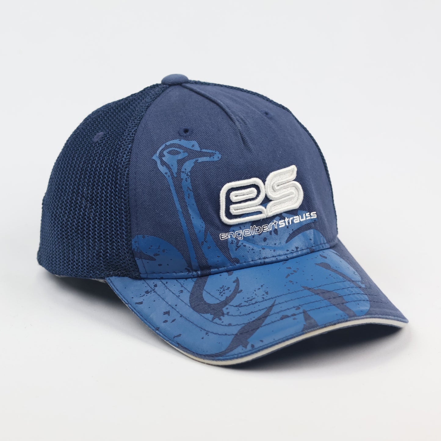 Engelbert Strauss Navy Blue Mesh Trucker Thrifted Hat - Kid's Size