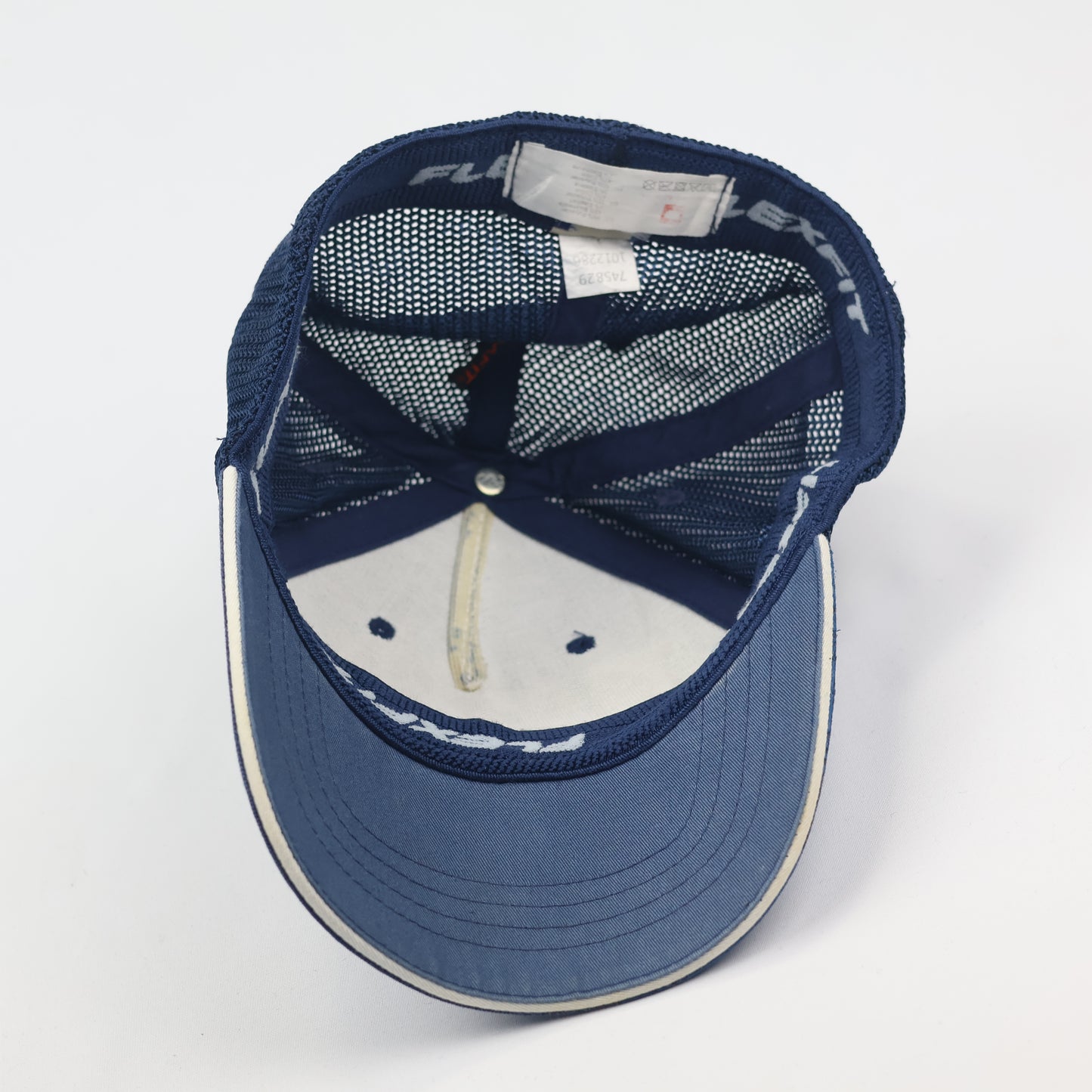 Engelbert Strauss Navy Blue Mesh Trucker Thrifted Hat - Kid's Size