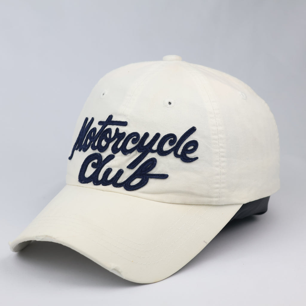 Authentic Rock N' Blue Jeans Biker Thrifted Hat | Retro 1925 Cleveland Cap