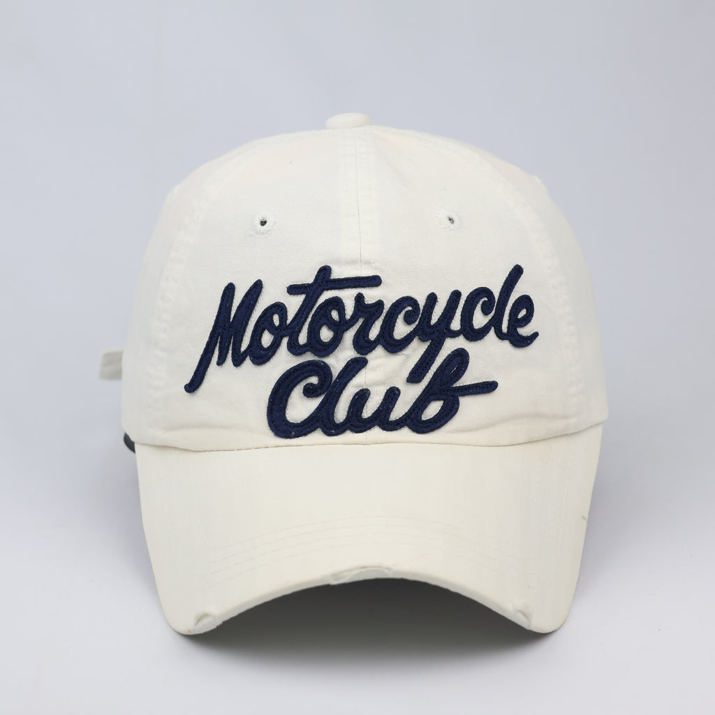 Authentic Rock N' Blue Jeans Biker Thrifted Hat | Retro 1925 Cleveland Cap
