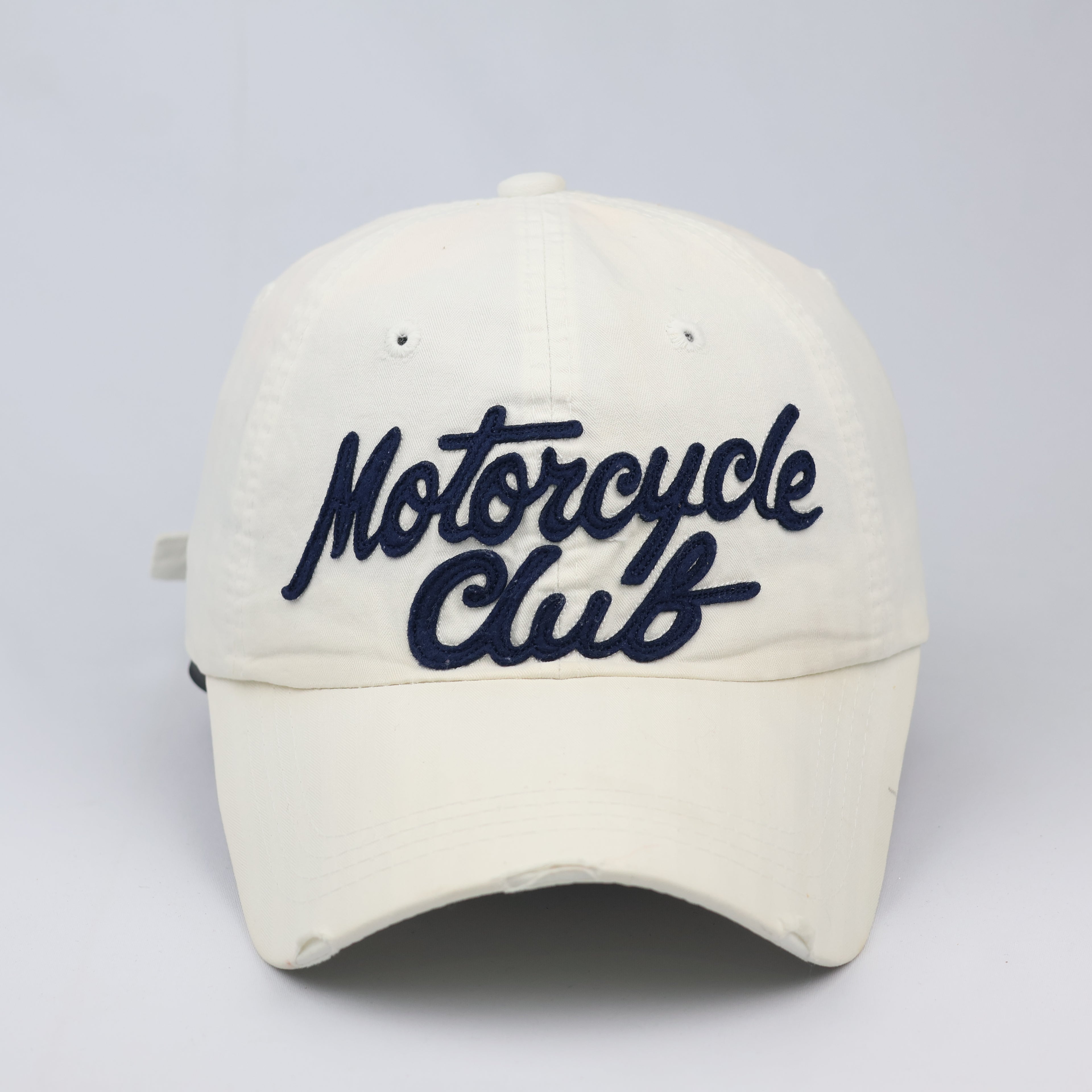 Authentic Rock N' Blue Jeans Biker Thrifted Hat | Retro 1925 Cleveland Cap
