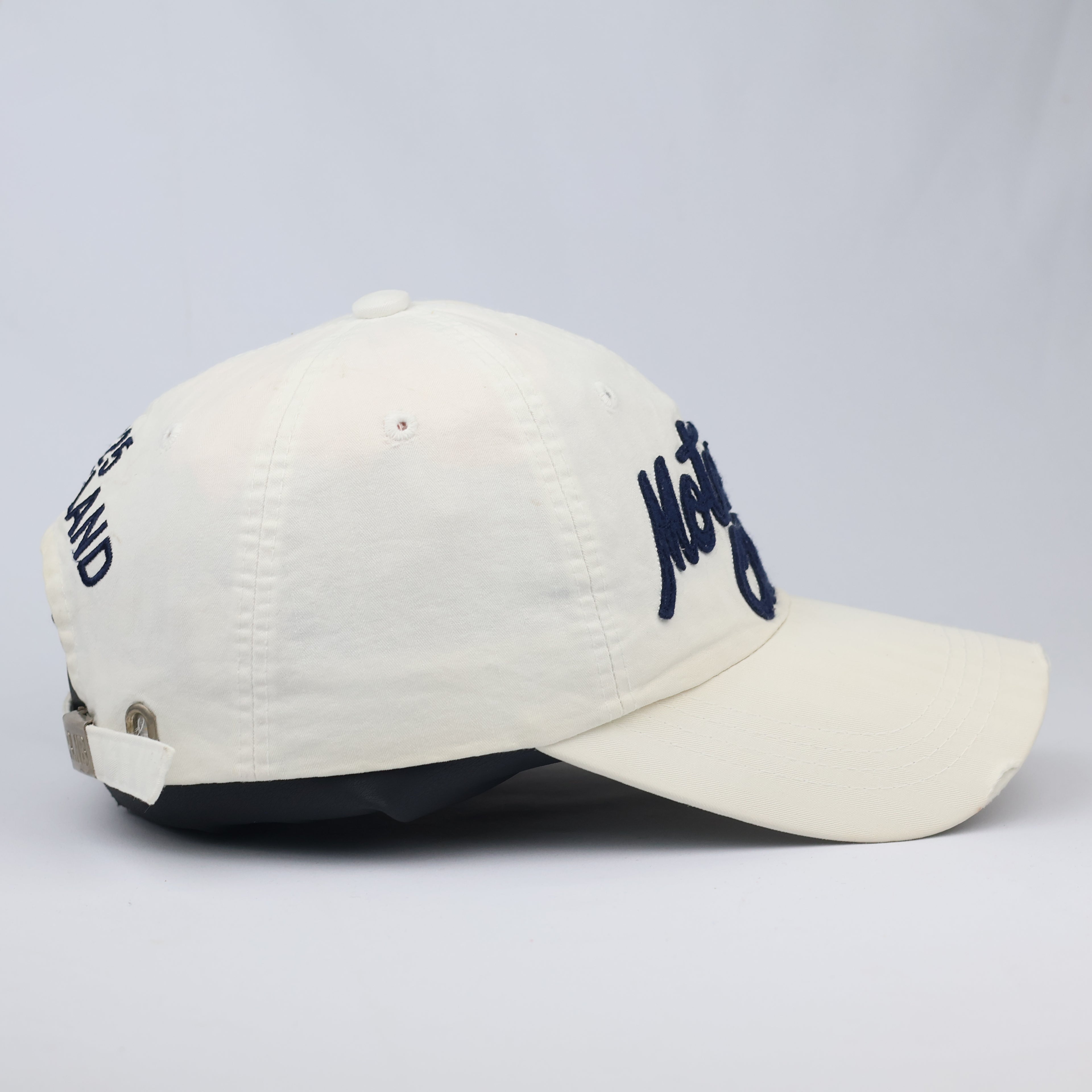 Authentic Rock N' Blue Jeans Biker Thrifted Hat | Retro 1925 Cleveland Cap