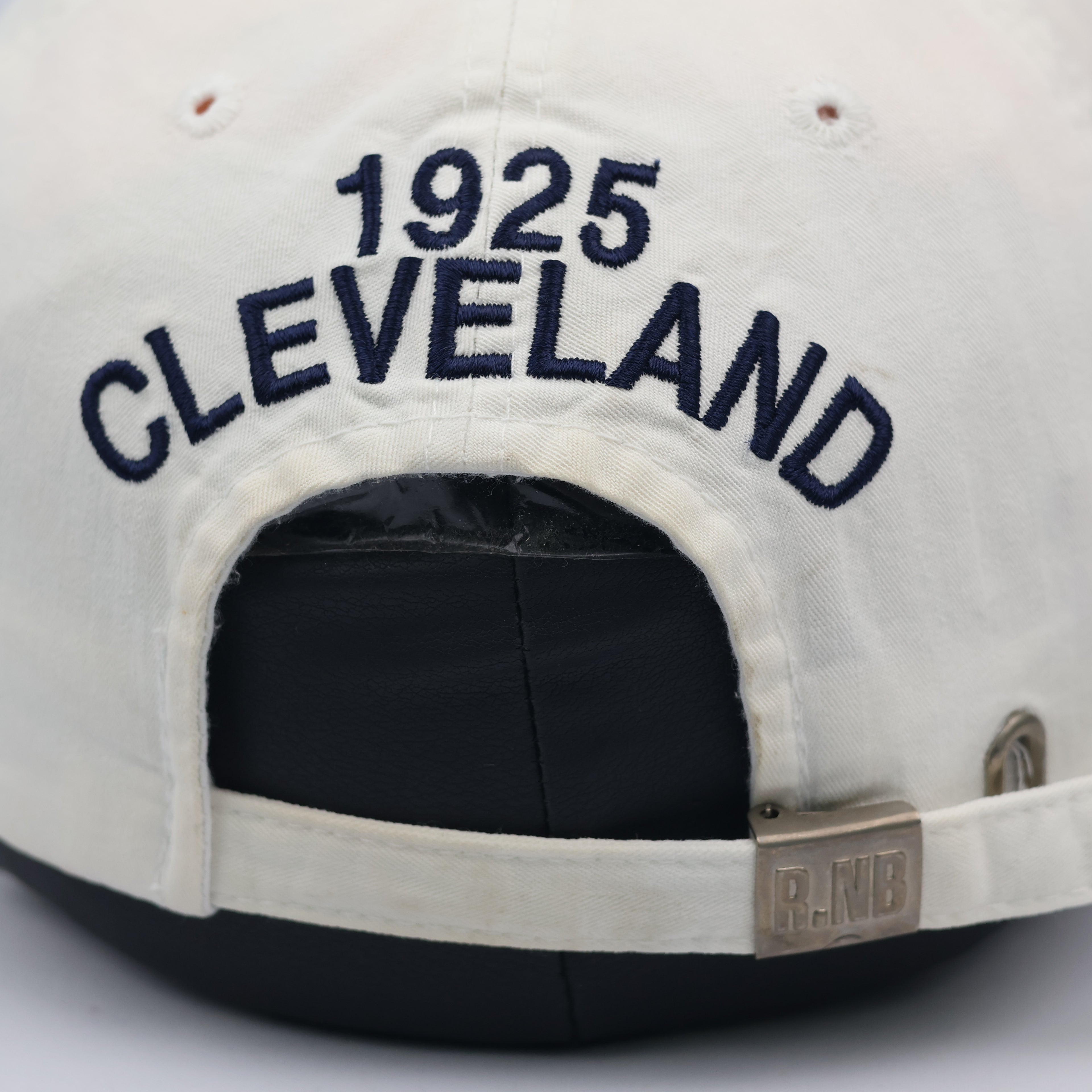 Authentic Rock N' Blue Jeans Biker Thrifted Hat | Retro 1925 Cleveland Cap