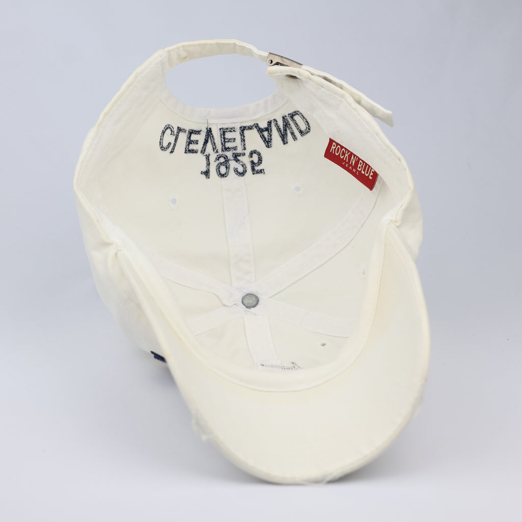 Authentic Rock N' Blue Jeans Biker Thrifted Hat | Retro 1925 Cleveland Cap