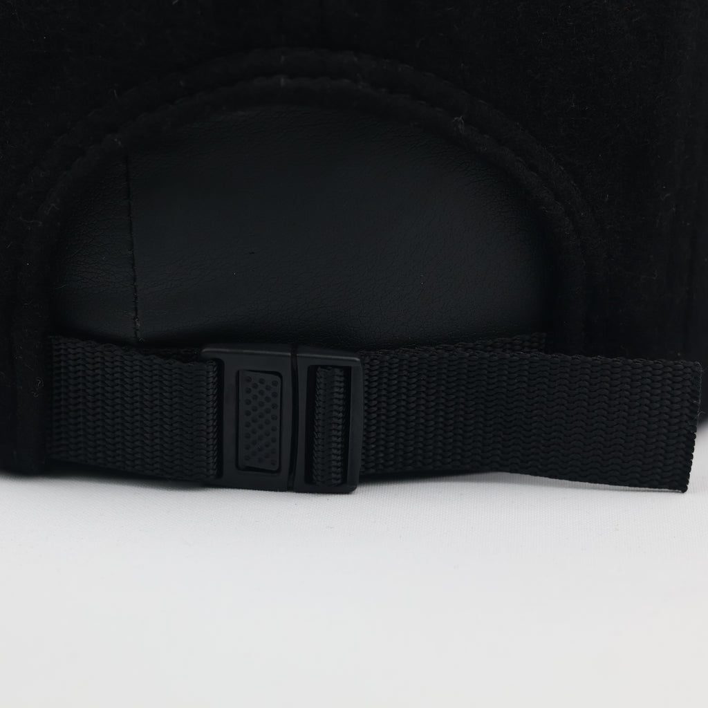 Supreme x Loro Piana Wool 5-Panel Camp Thrifted Cap - Black