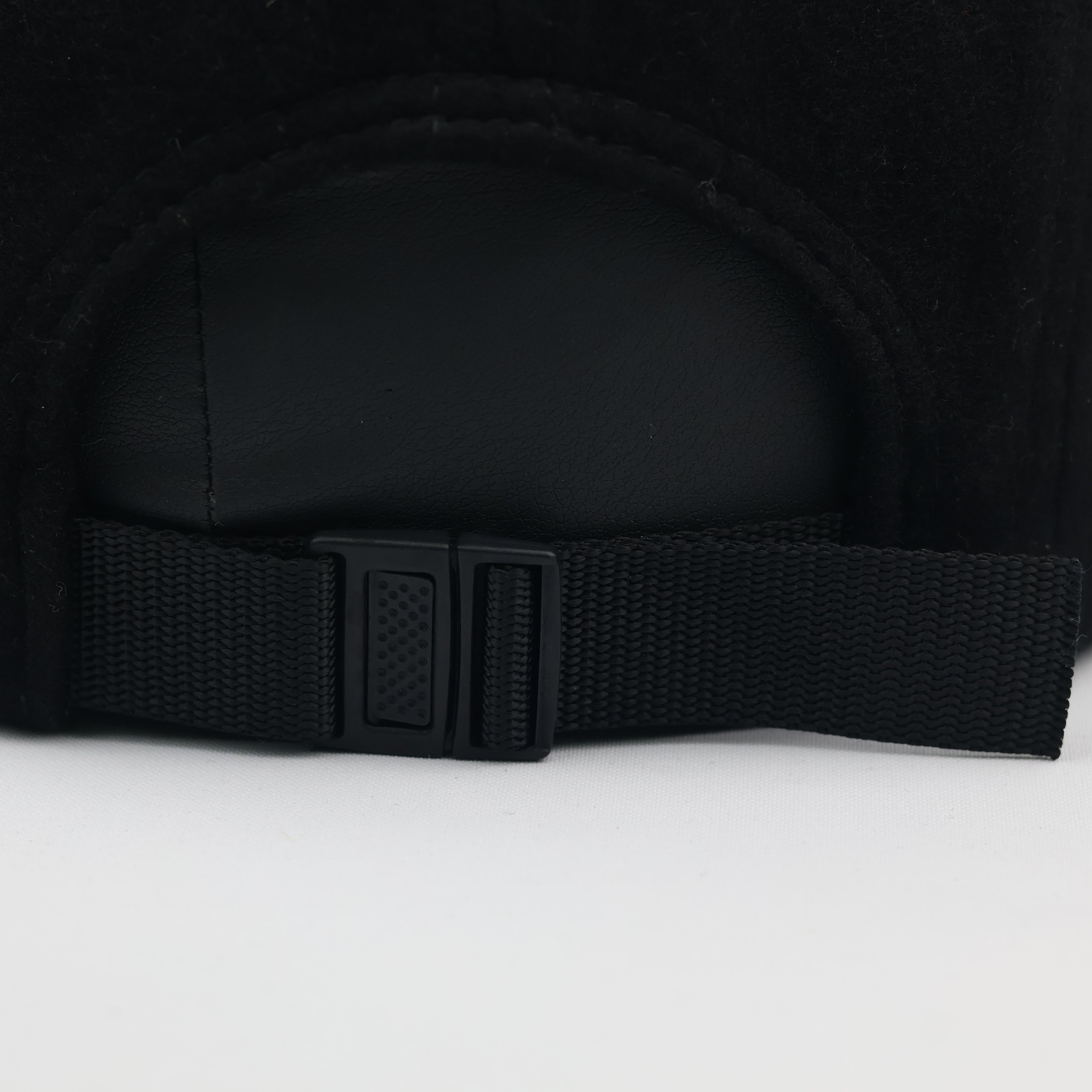 Supreme x Loro Piana Wool 5-Panel Camp Thrifted Cap - Black