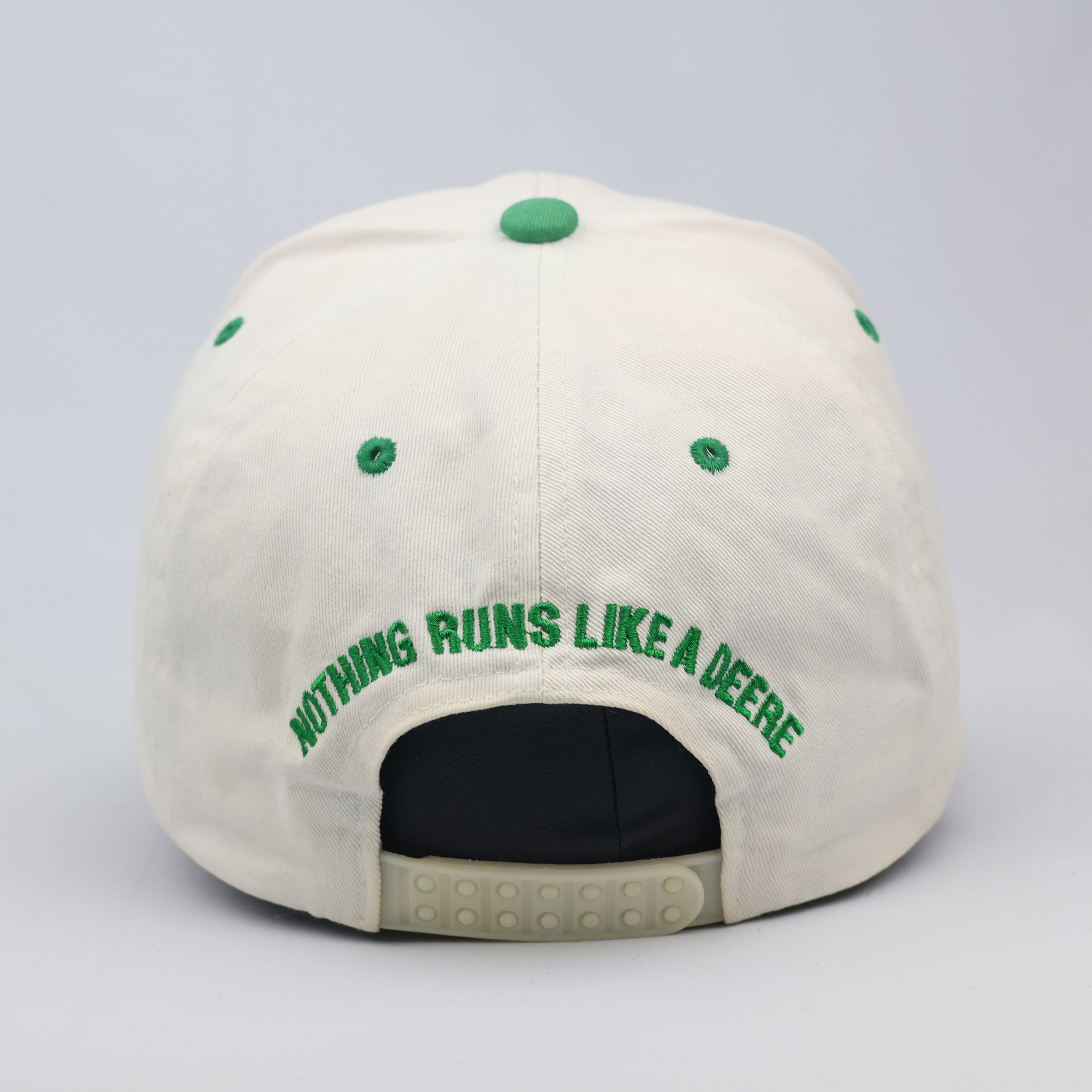 Authentic John Deere Embroidered Thrifted Cap – Classic Green Brim Snapback