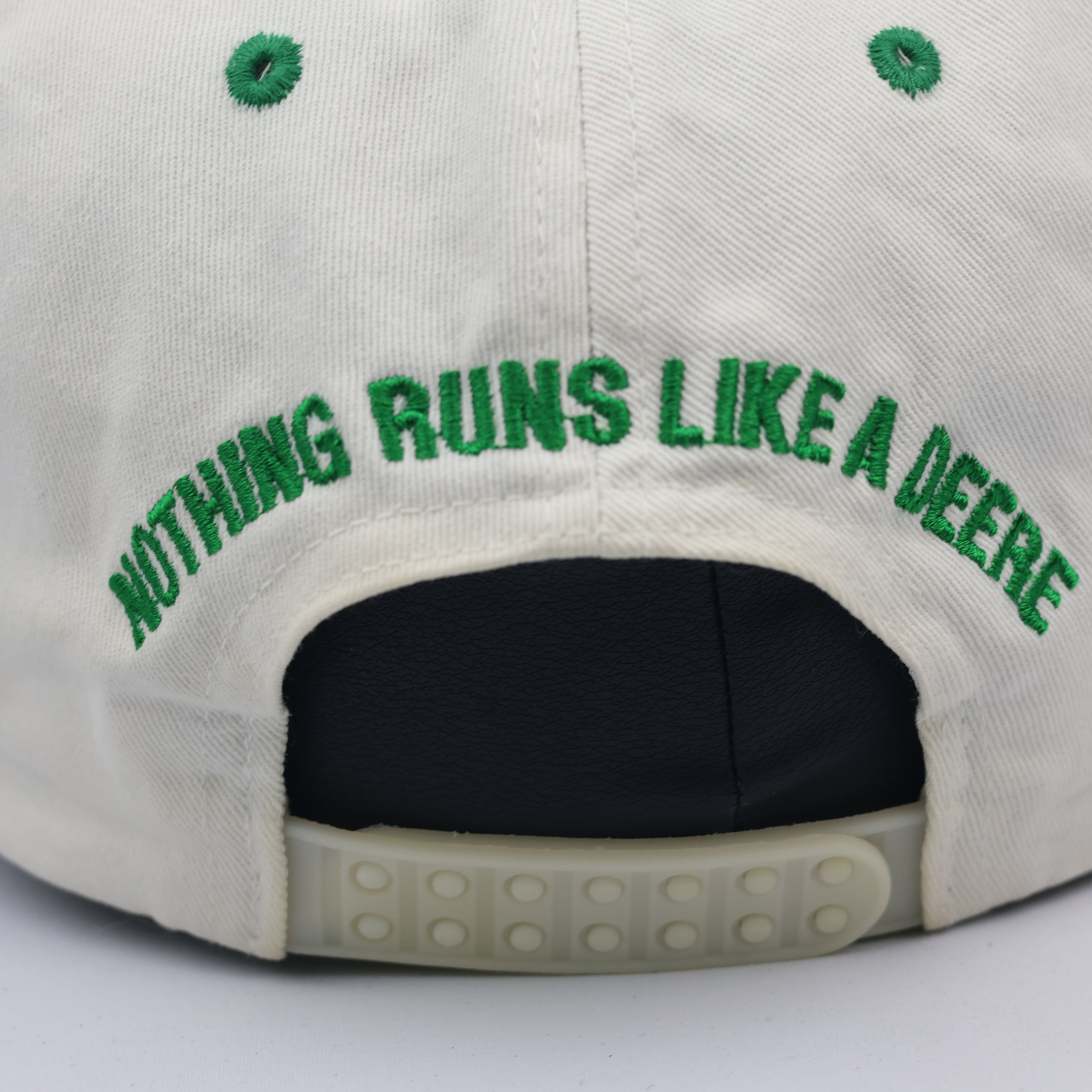 Authentic John Deere Embroidered Thrifted Cap – Classic Green Brim Snapback