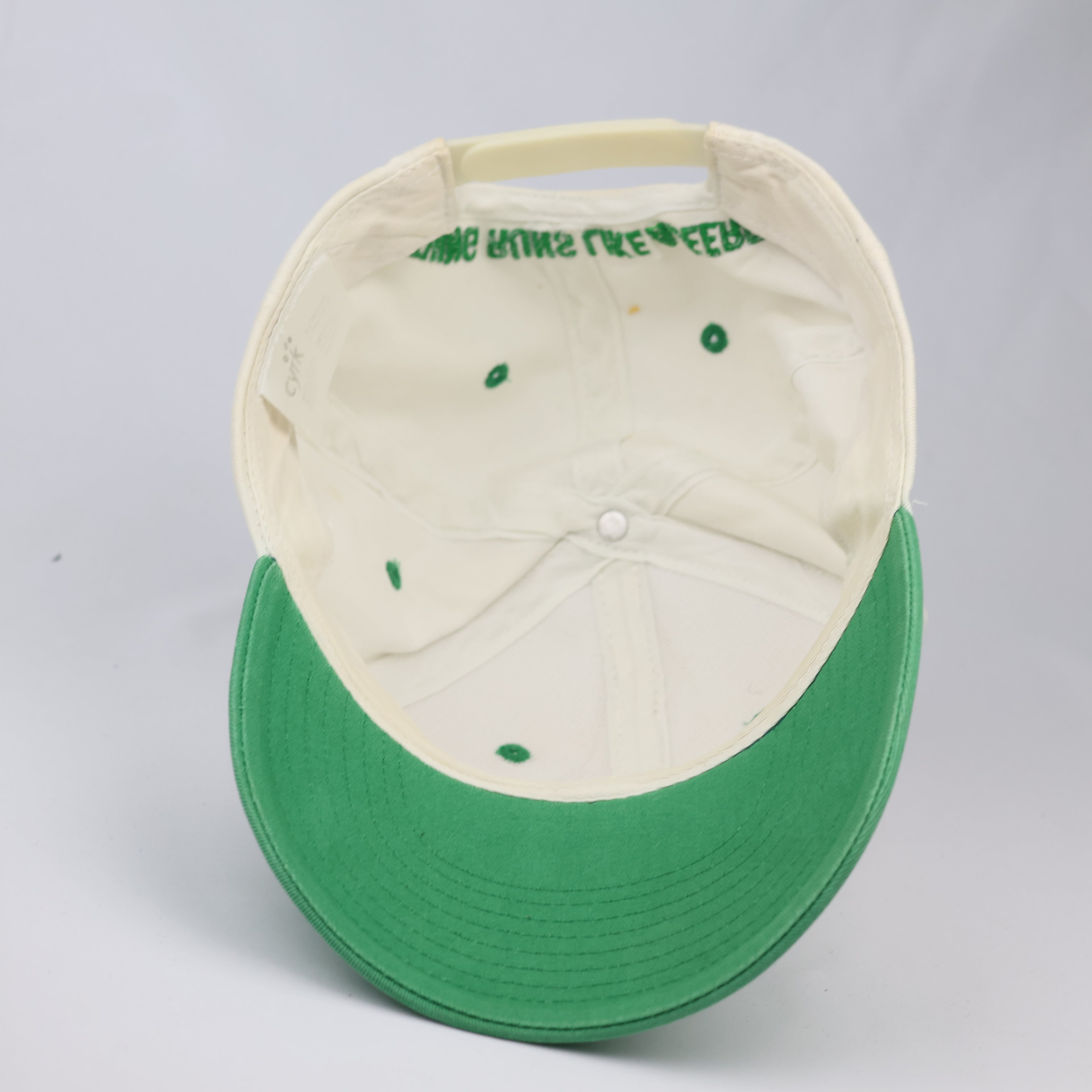 Authentic John Deere Embroidered Thrifted Cap – Classic Green Brim Snapback