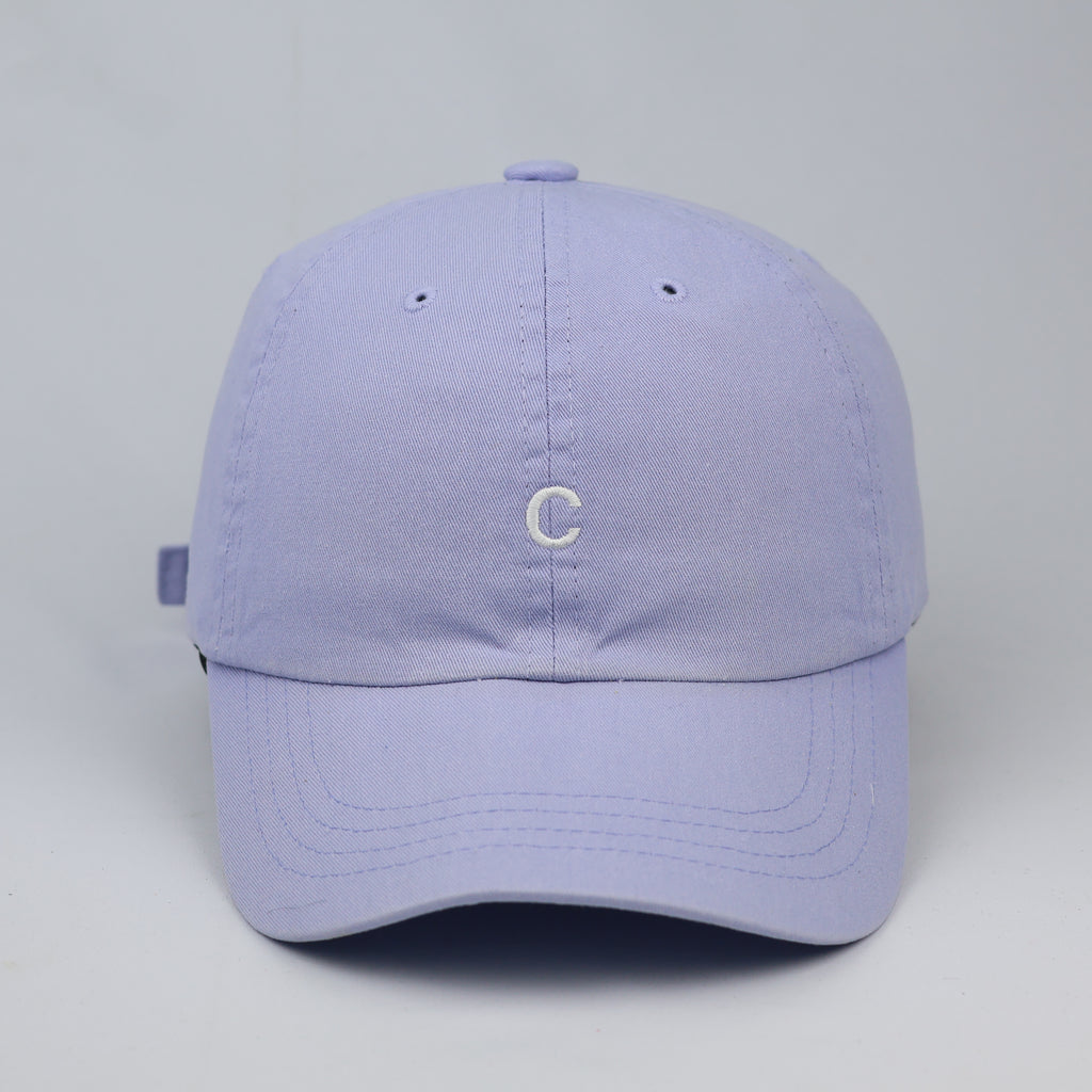 HANCE Minimalist Lavender Dad Hat – Pastel Purple Embroidered Thrifted Cap